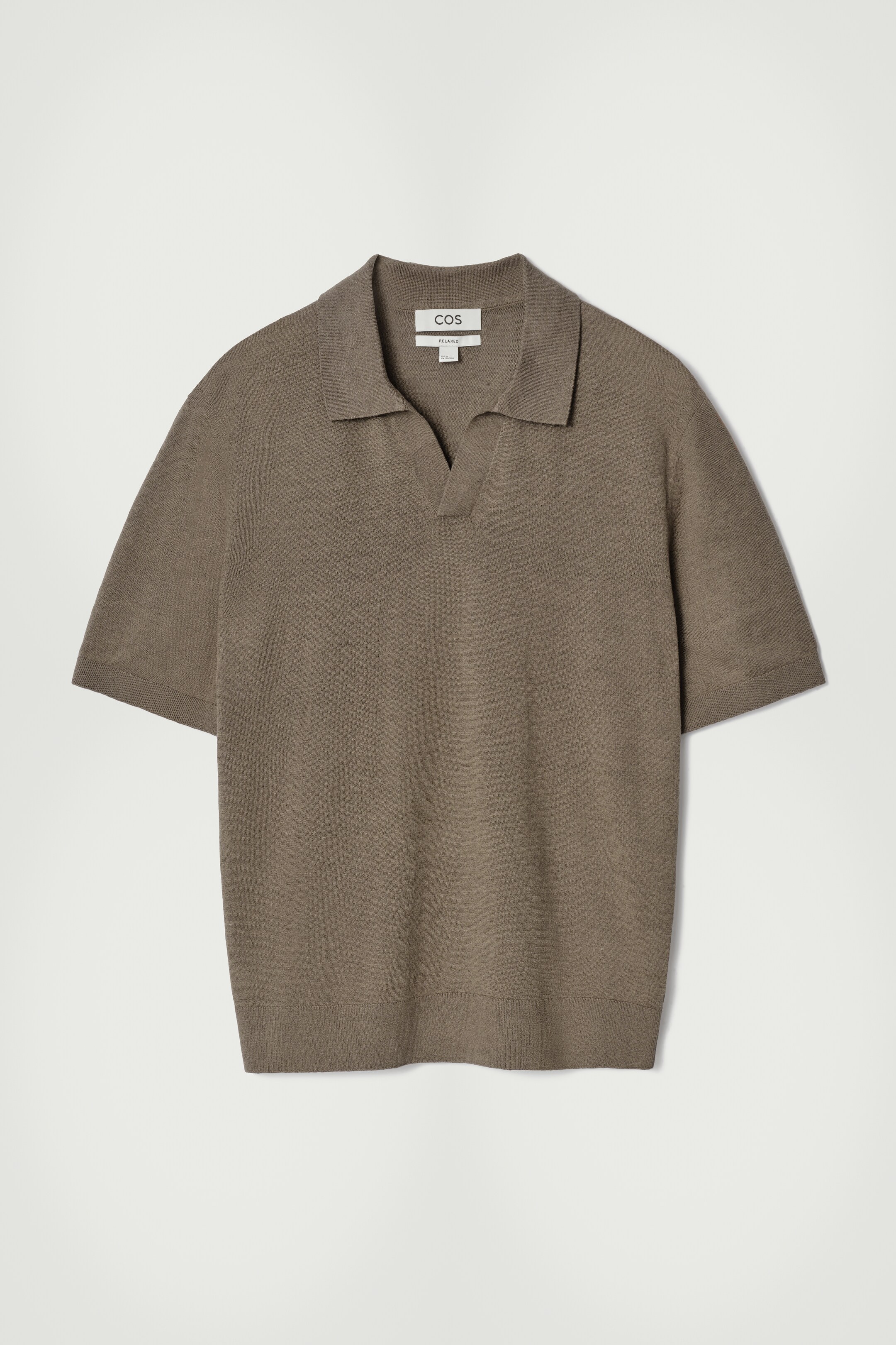 Visualizza immagine più grande: POLO IN MAGLIA DI LINO - TALPA SCURO - UOMO | H&M IT 7