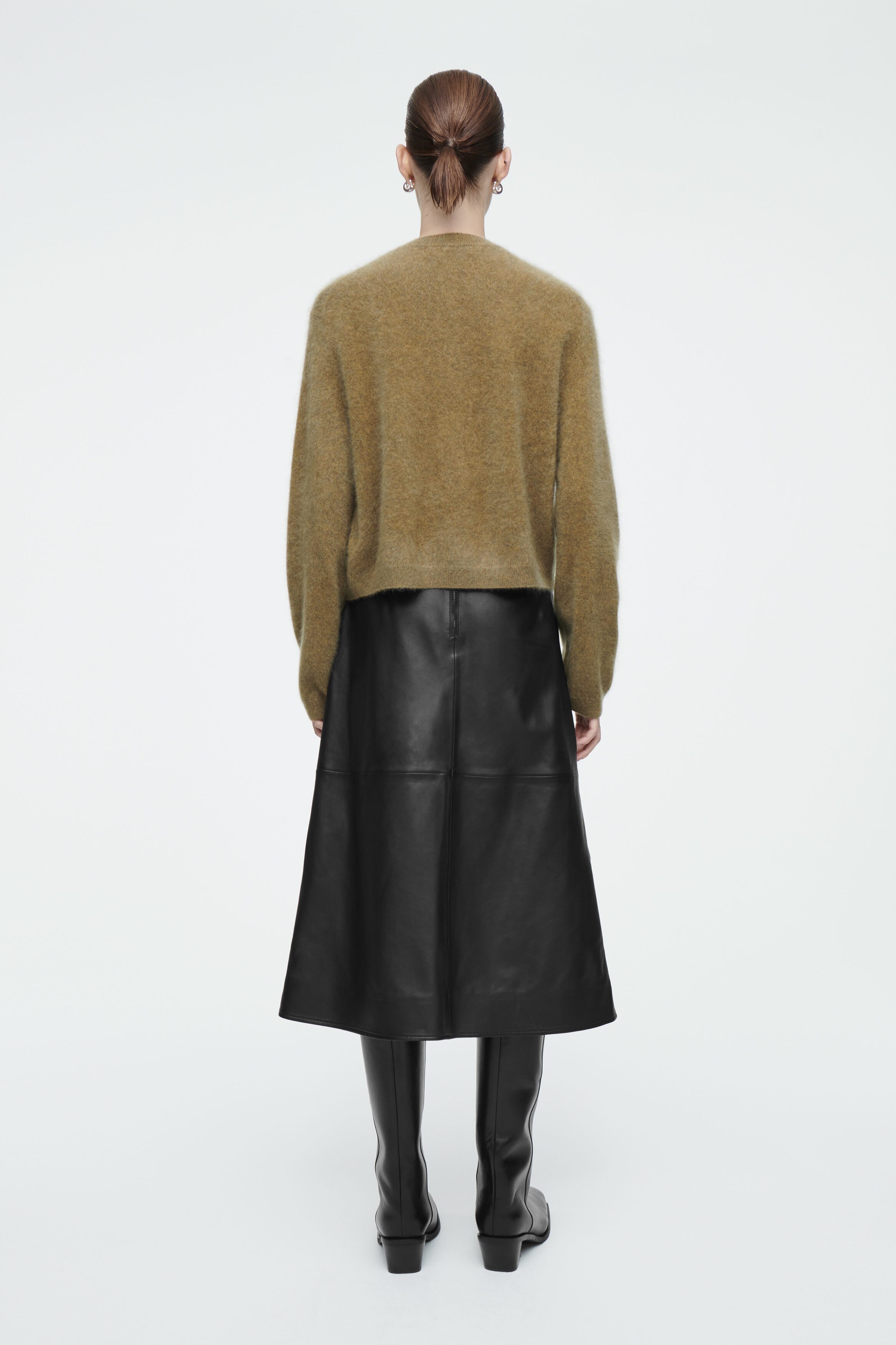 トップス Brushed Cashmere Cardigan PURE BRUSHED-CASHMERE CARDIGAN ピュアブラッシュドカシミヤ