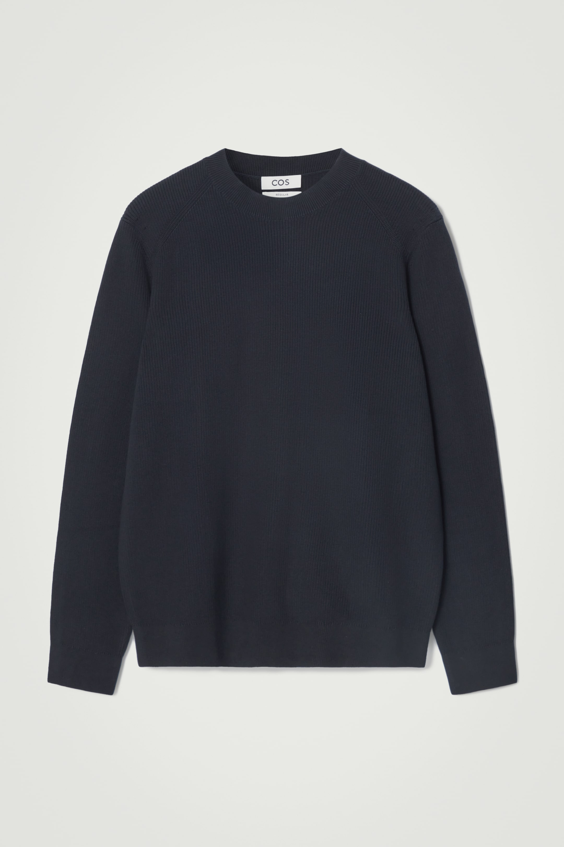 Größeres Bild anzeigen: GERIPPTER STRICKPULLOVER AUS BAUMWOLLE - NAVYBLAU - Men | H&M AT 1