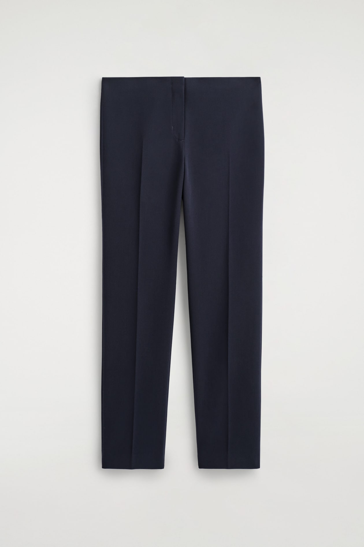 SLIM WOOL-BLEND TROUSERS - MIDNIGHT | COS CH