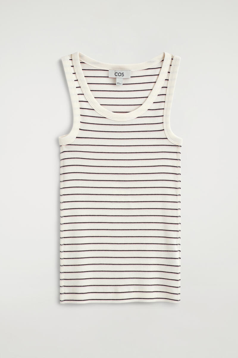 Ribbed Cotton Tank Top