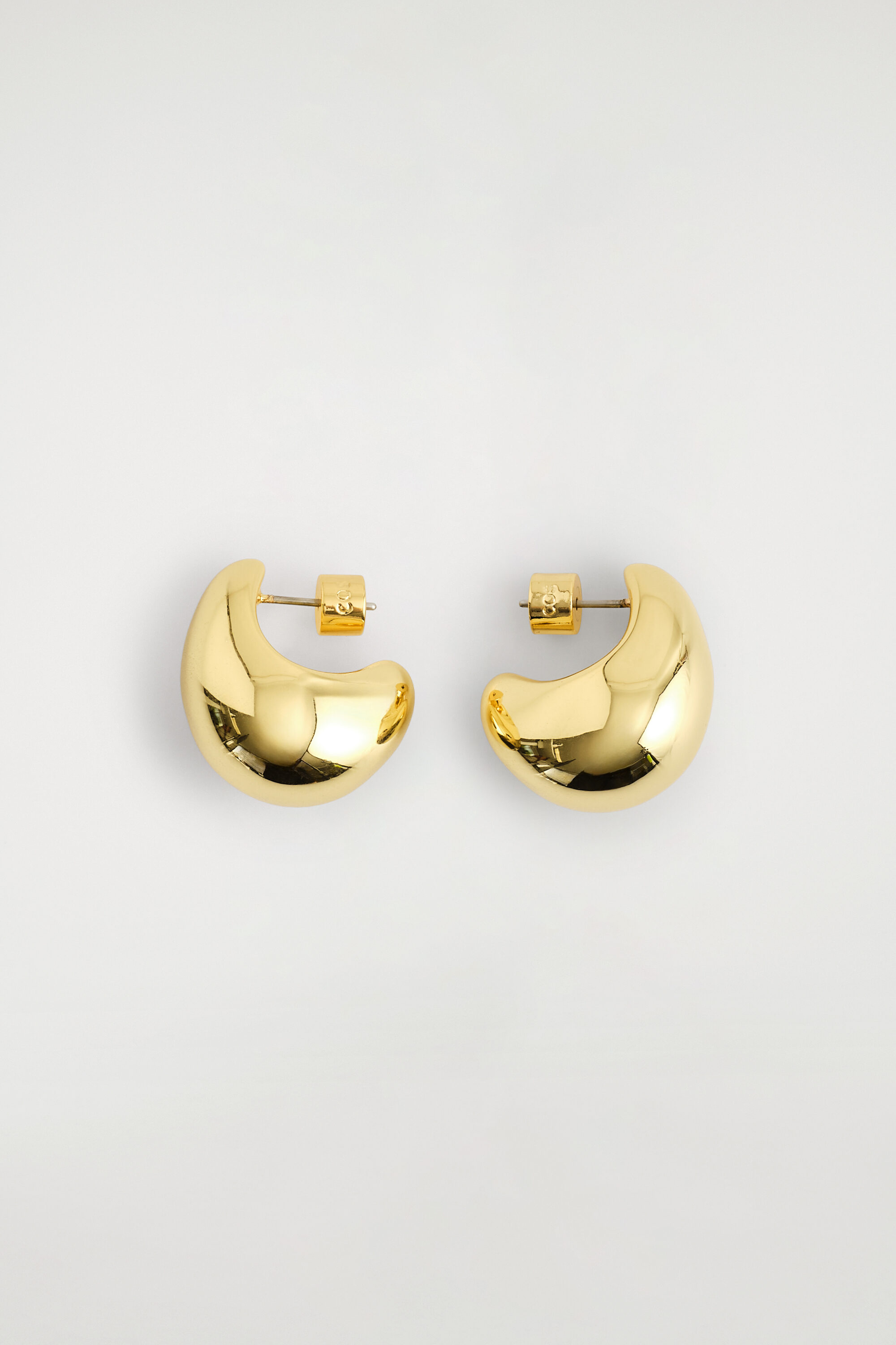 CURVED DOMED EARRINGS - thumbnail 8