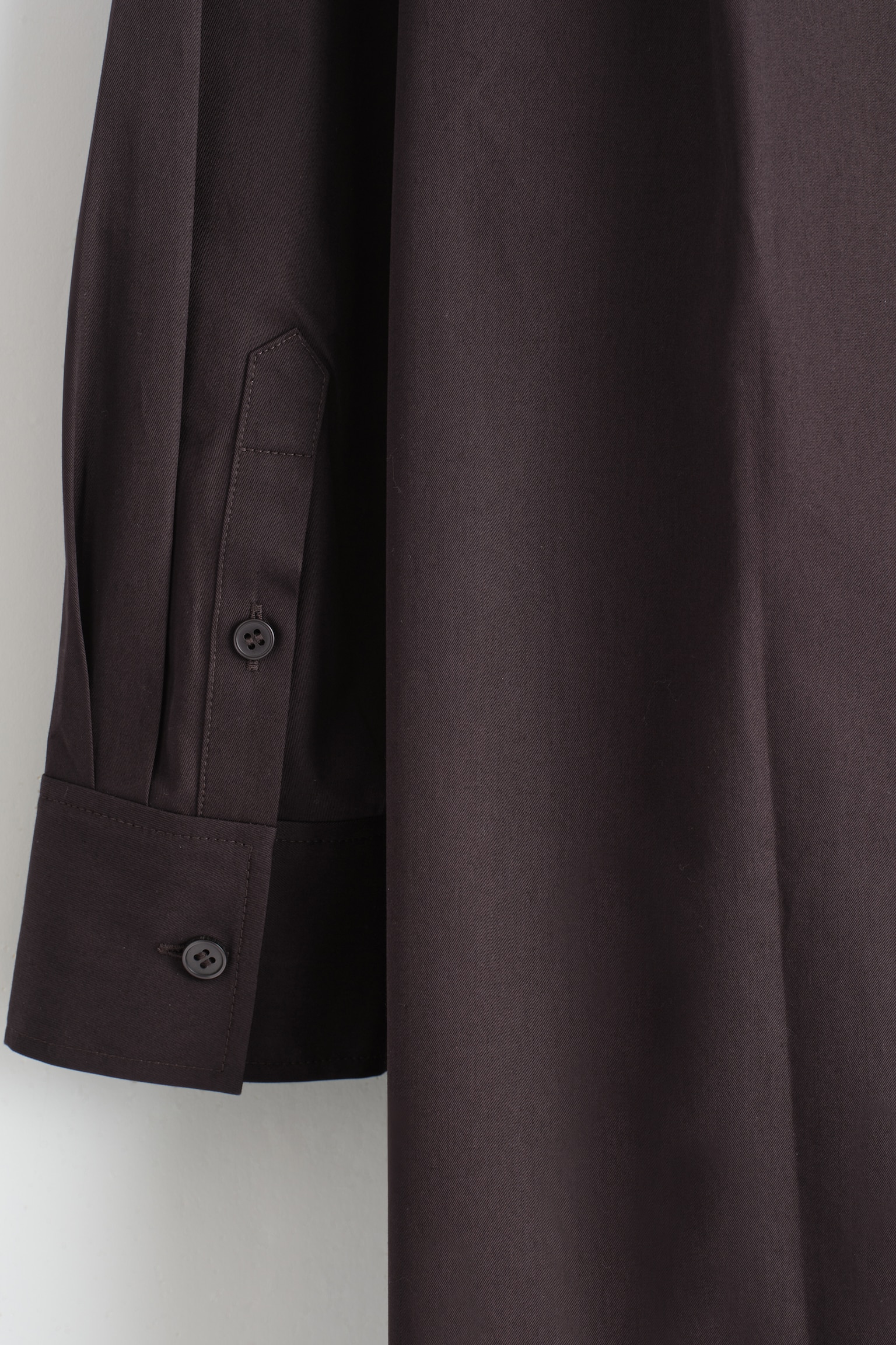 VESTIDO DE ALGODÓN CON CUELLO MARINERO - MARRÓN OSCURO - 8