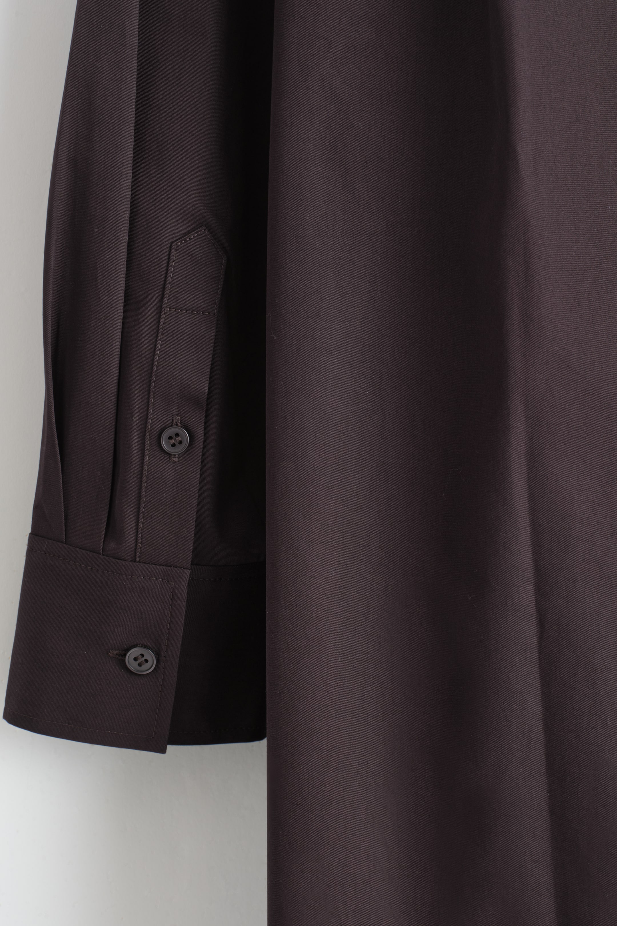Ingrandisci l'immagine: SAILOR-COLLAR COTTON MINI DRESS - DARK BROWN - DONNA | H&M CH 7