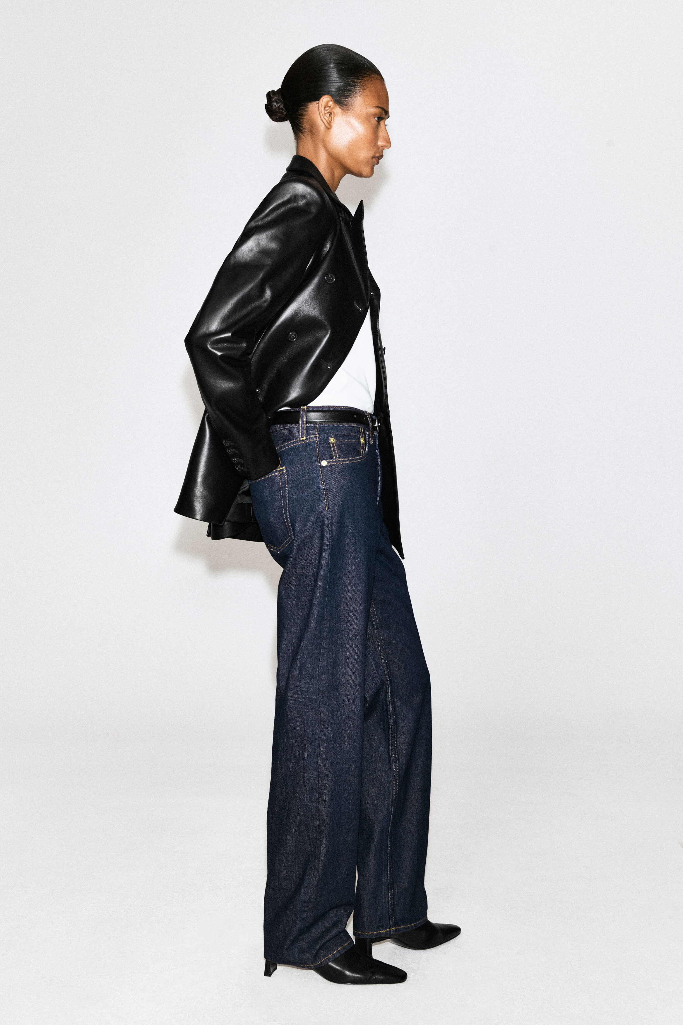 CHORD STRAIGHT-LEG JEANS - thumbnail 9