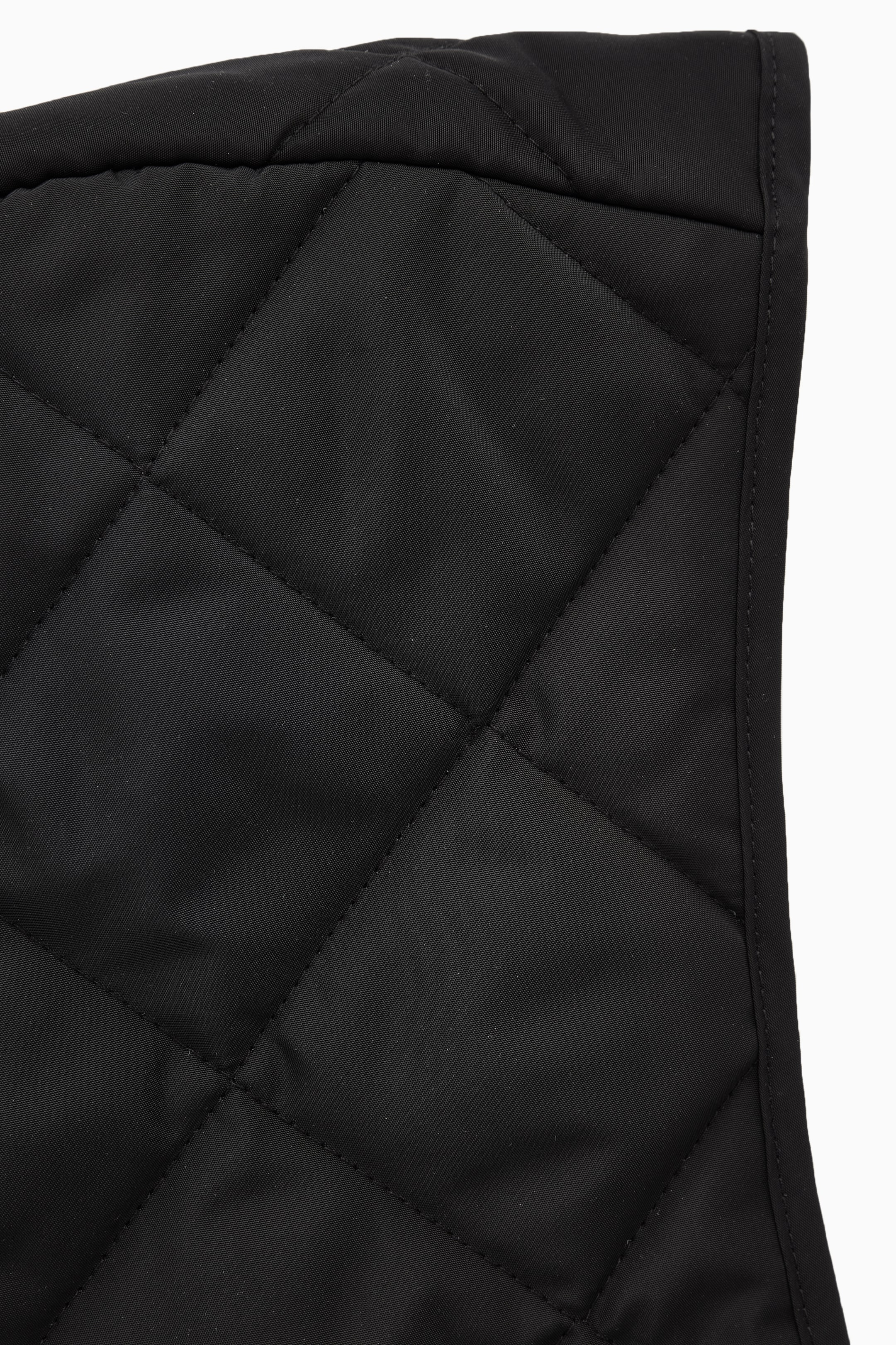 View larger image: QUILTED TIE-FRONT HOOD - BLACK - Ladies | H&M GB 2