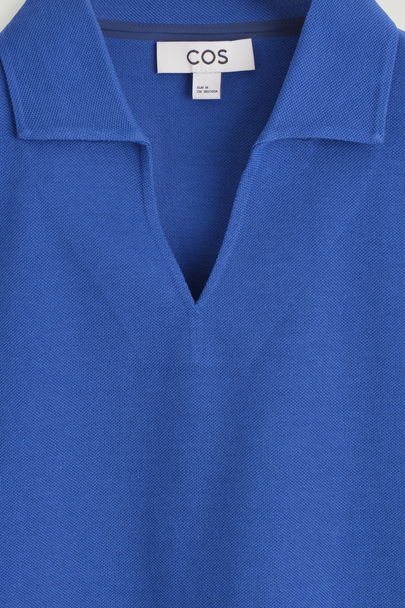 TECHNICAL PIQUÉ POLO SHIRT - BLUE/WHITE - 6