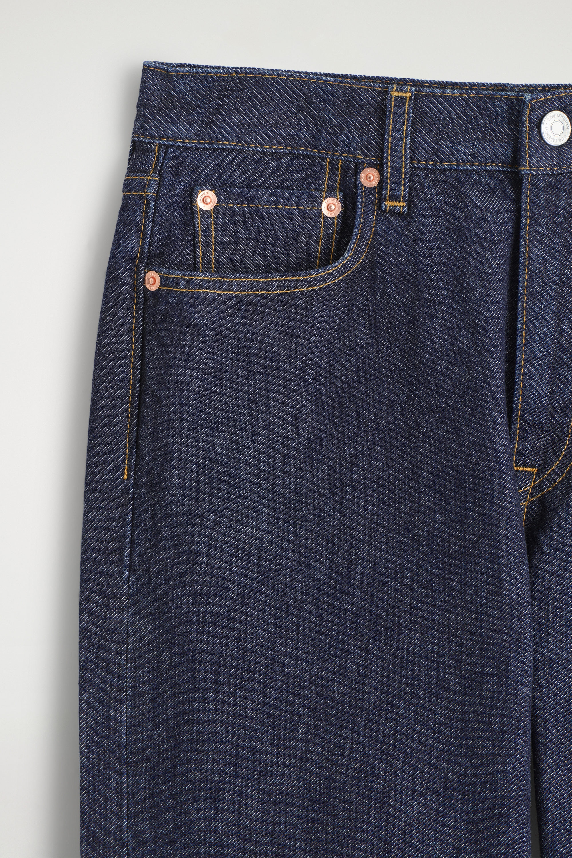 REPRISE STRAIGHT-LEG JEANS - DARK INDIGO | COS