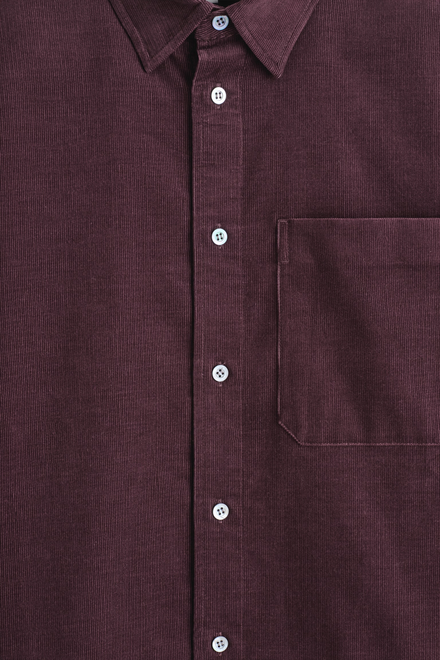 RELAXOVANÁ MANŠESTROVÁ KOŠILE - VÍNOVÁ/DARK KHAKI / PRINTED - 7