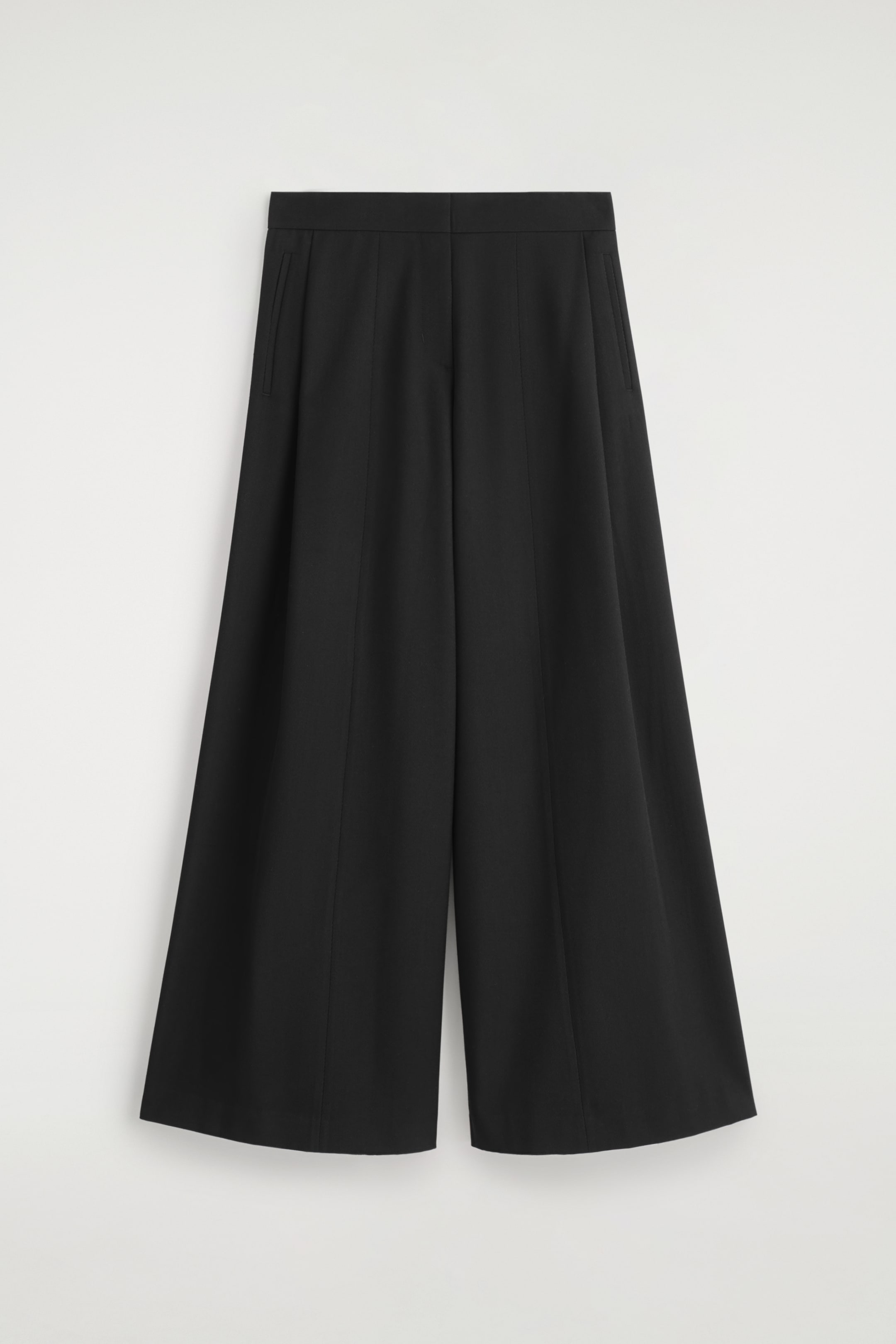 Grotere afbeelding bekijken: RELAXTE WOL-MIX WIJDE BROEK - ZWART - DAMES | H&M BE 5
