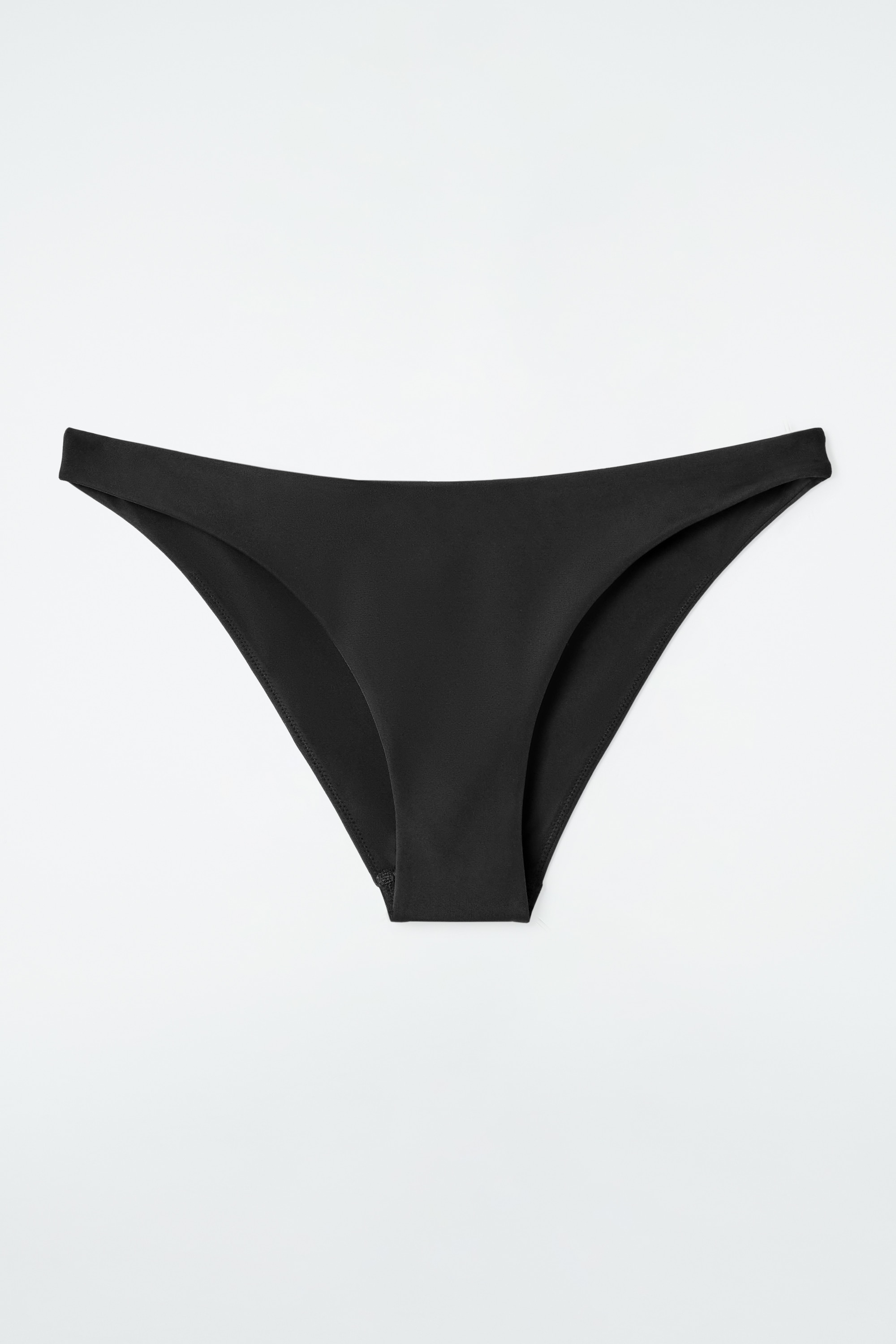 CULOTTE DE BIKINI ÉCHANCRÉE - NOIR