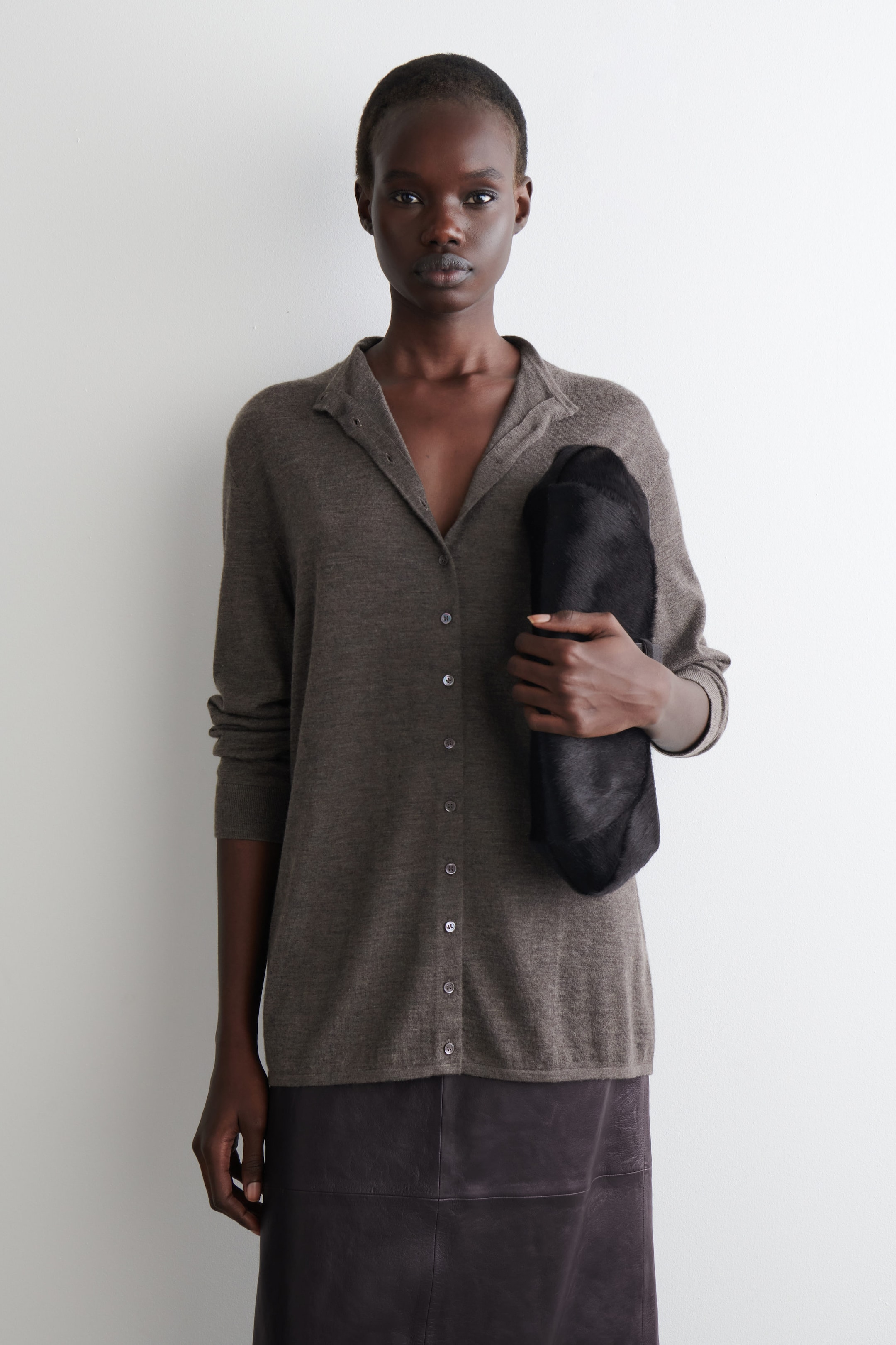 PURE CASHMERE CARDIGAN