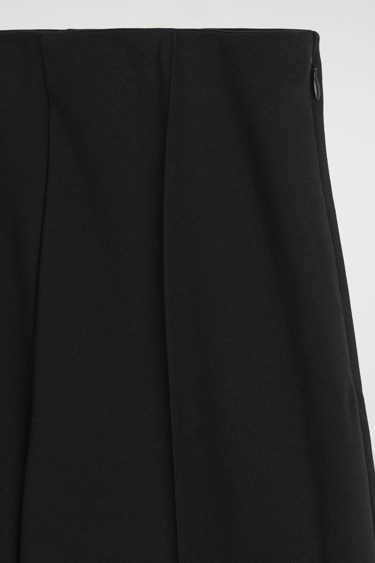 PANTALONI A GAMBA LARGA IN JERSEY - NERO - 3
