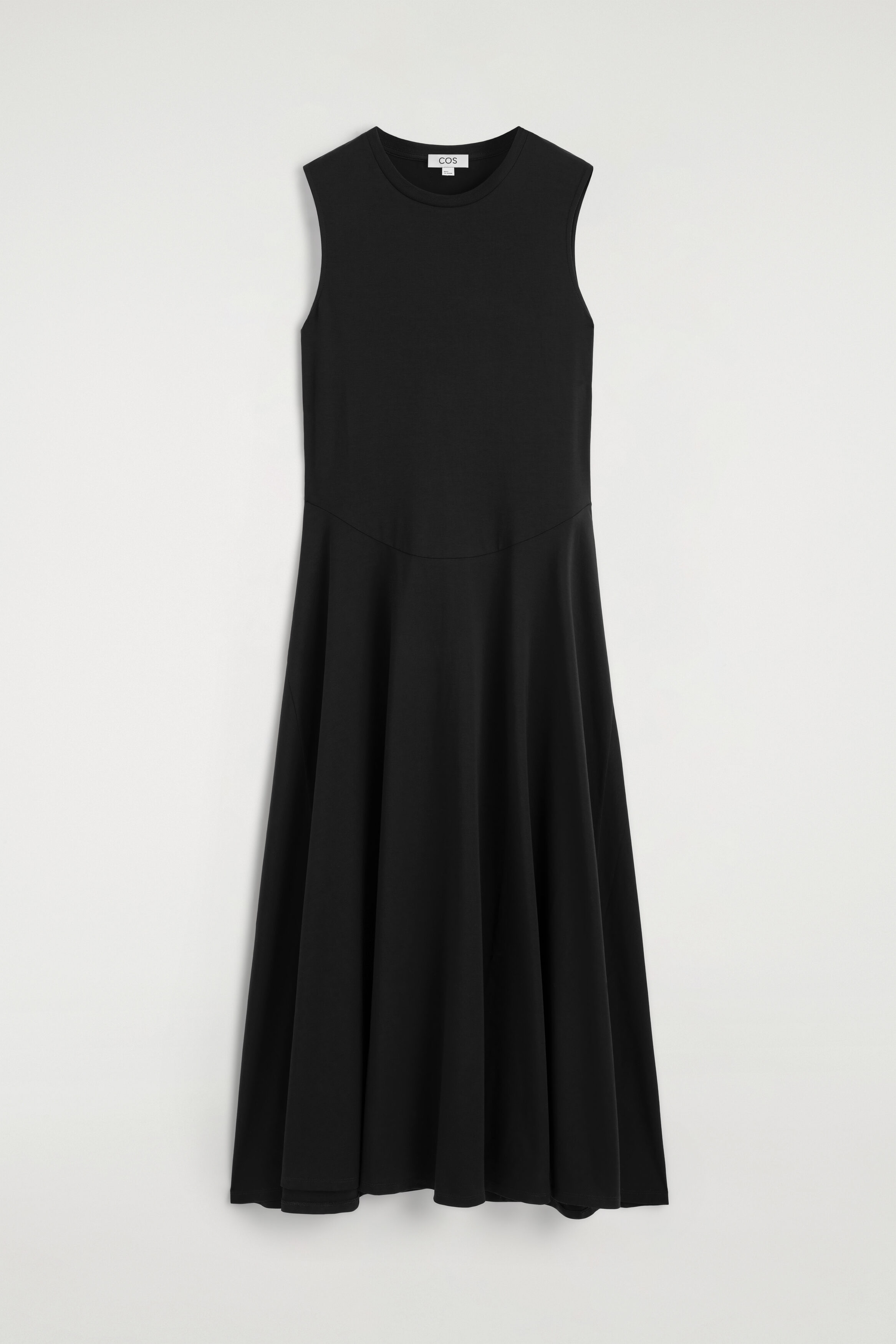 Sculptural Cotton-jersey Midi Dress
