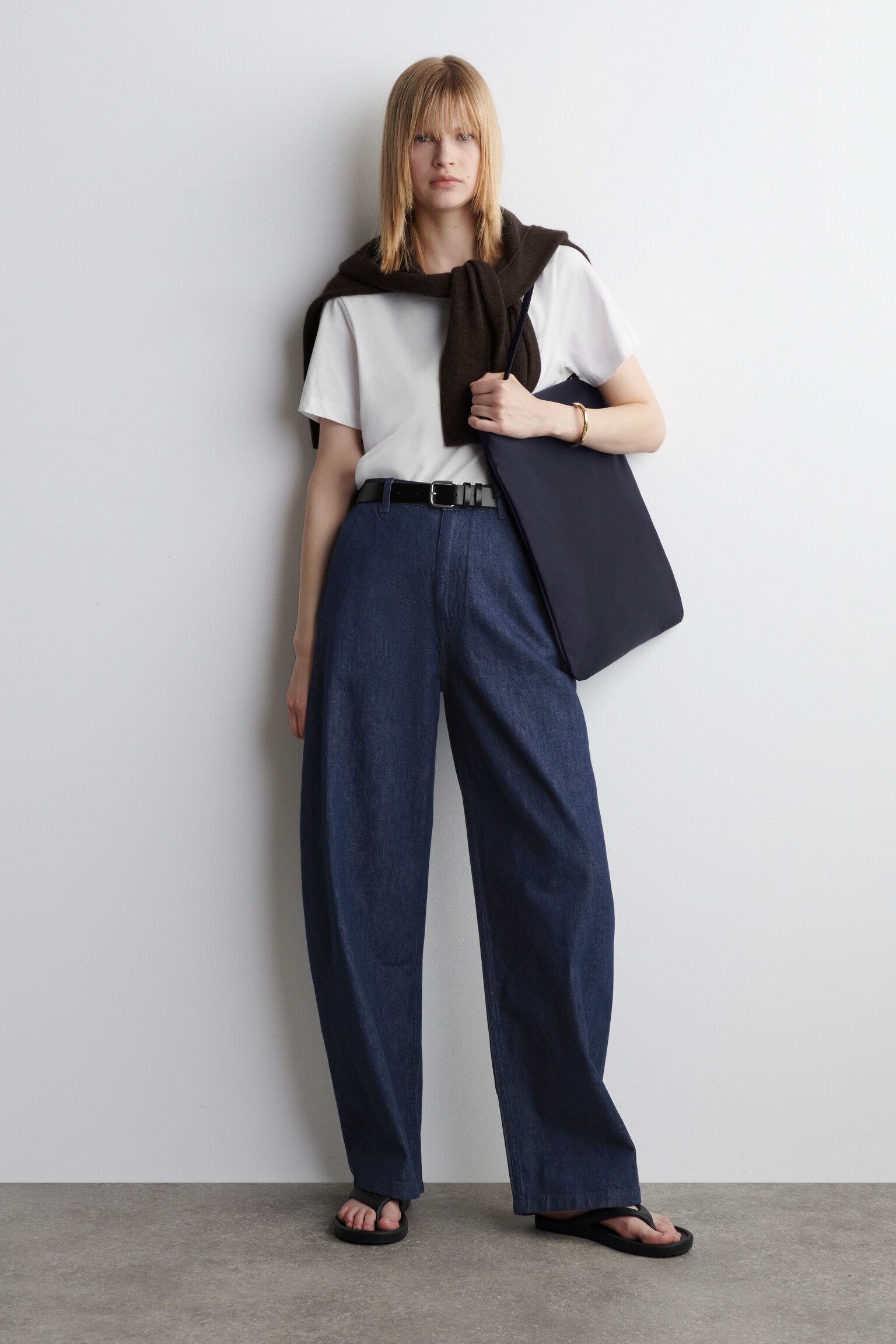TOTE BAG ARCHIVE - NYLON - BLEU MARINE/NOIR - 4