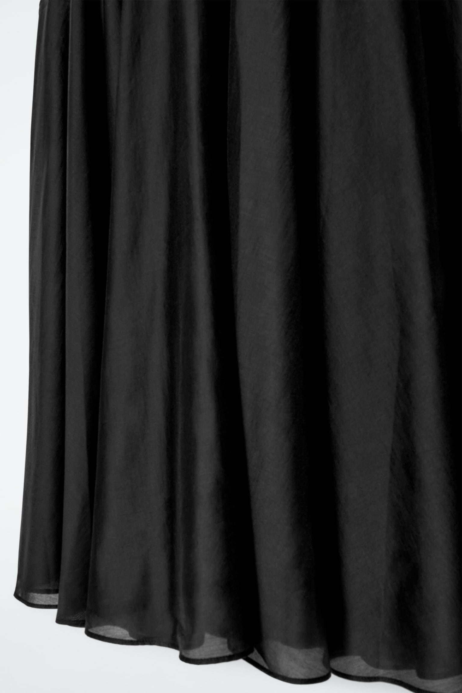 ROBE LONGUE TRANSPARENTE - NOIR - 6