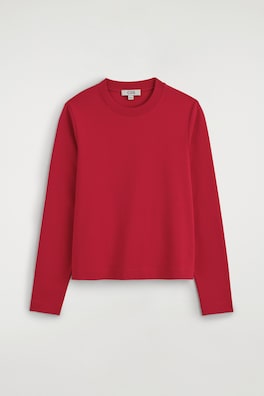 CLEAN CUT LONG-SLEEVED T-SHIRT — RED 9
