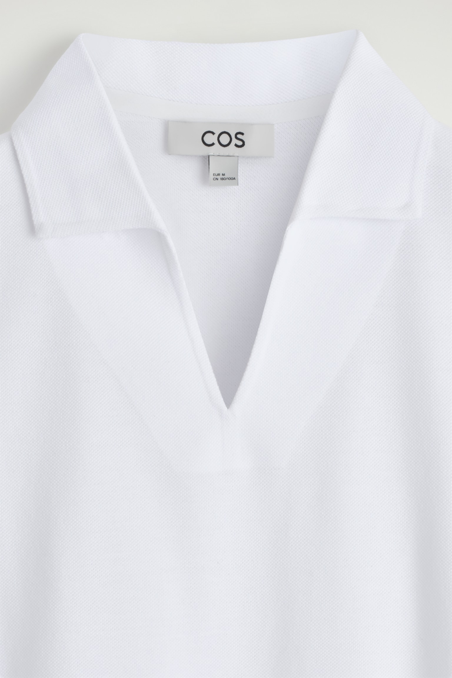 TECHNICAL PIQUÉ POLO SHIRT - WHITE/BLUE - 4