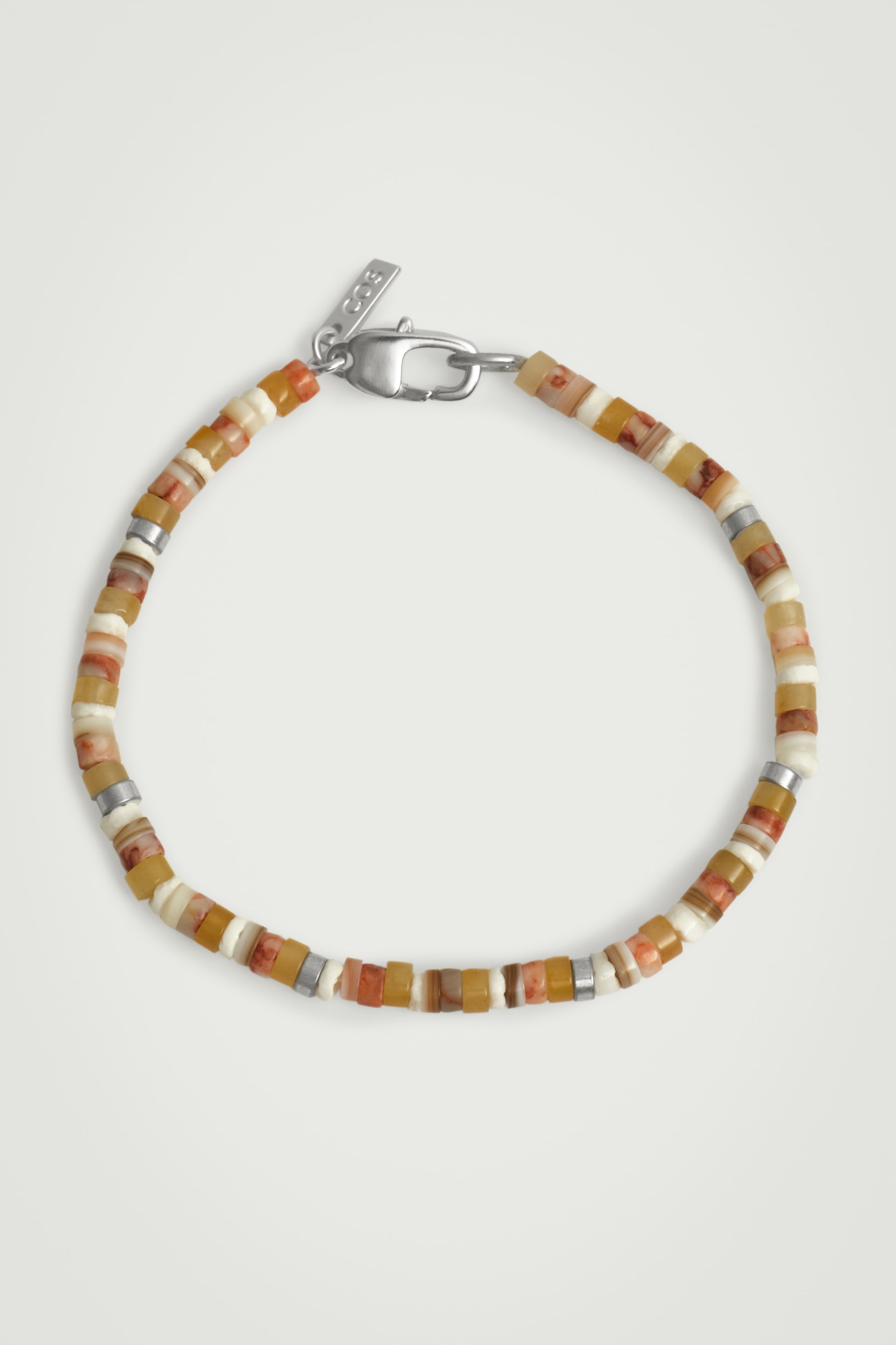 Grösseres Bild ansehen: ARMBAND AUS HALBEDELSTEINEN - SILBER/ORANGE - HERREN | H&M CH 2