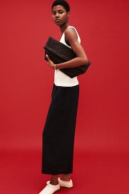 LINEN CULOTTES — NAVY 6