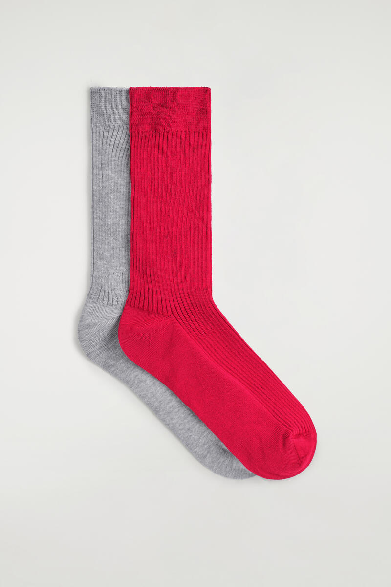 2-Pack Ribbed Socks