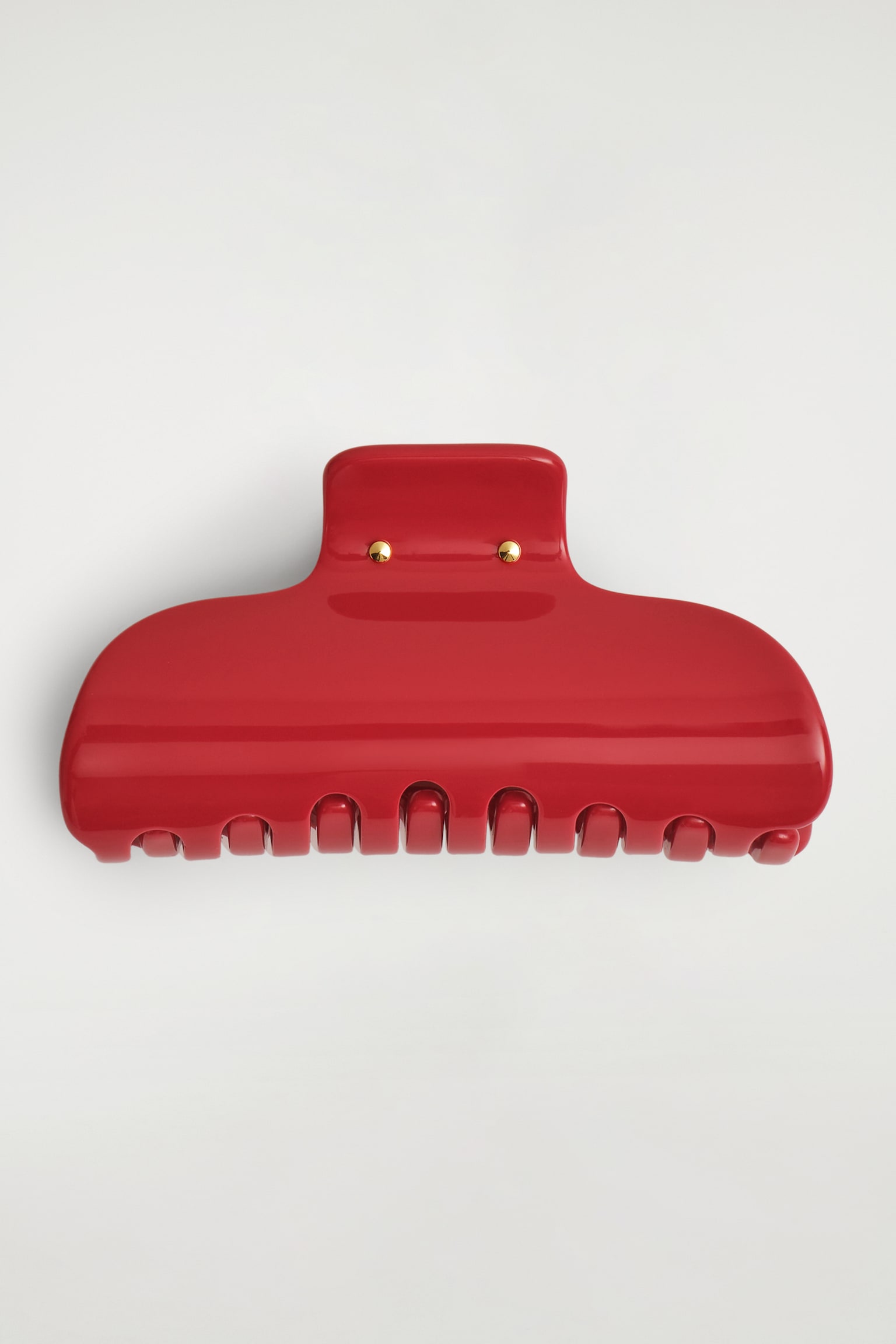 FERMAGLIO PER CAPELLI A PINZA - ROSSO/TARTARUGA - 3