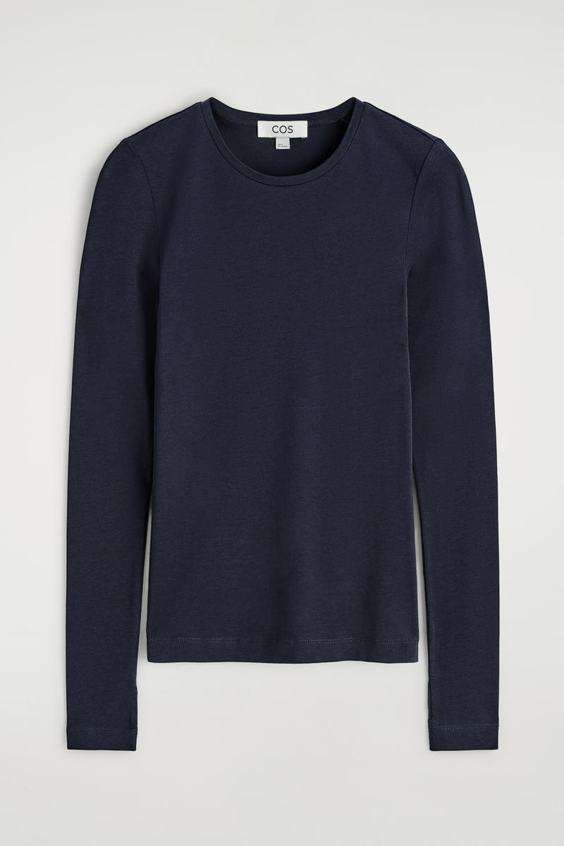 Cotton Long-Sleeved Top