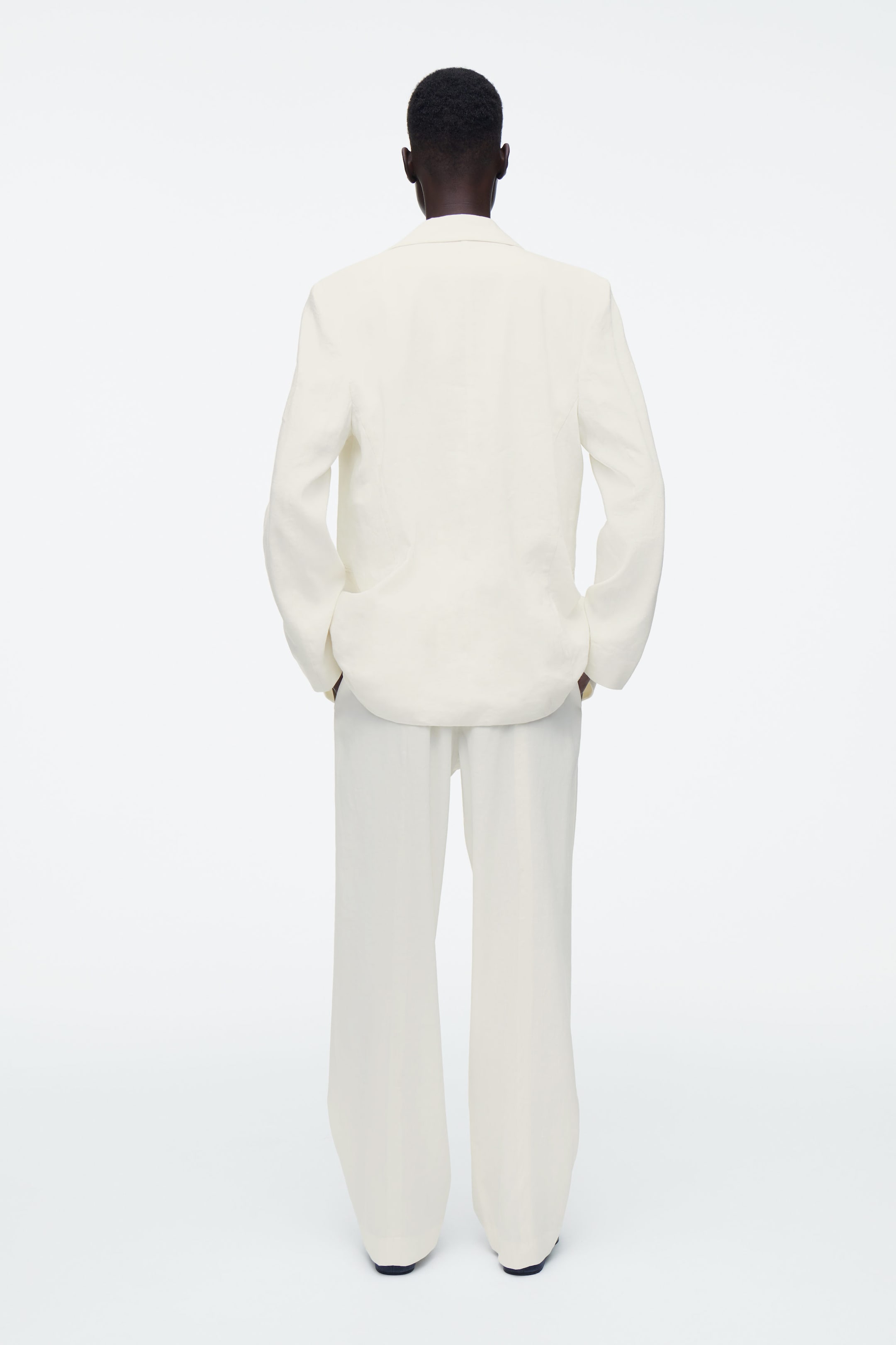 TAILORED LINEN TROUSERS