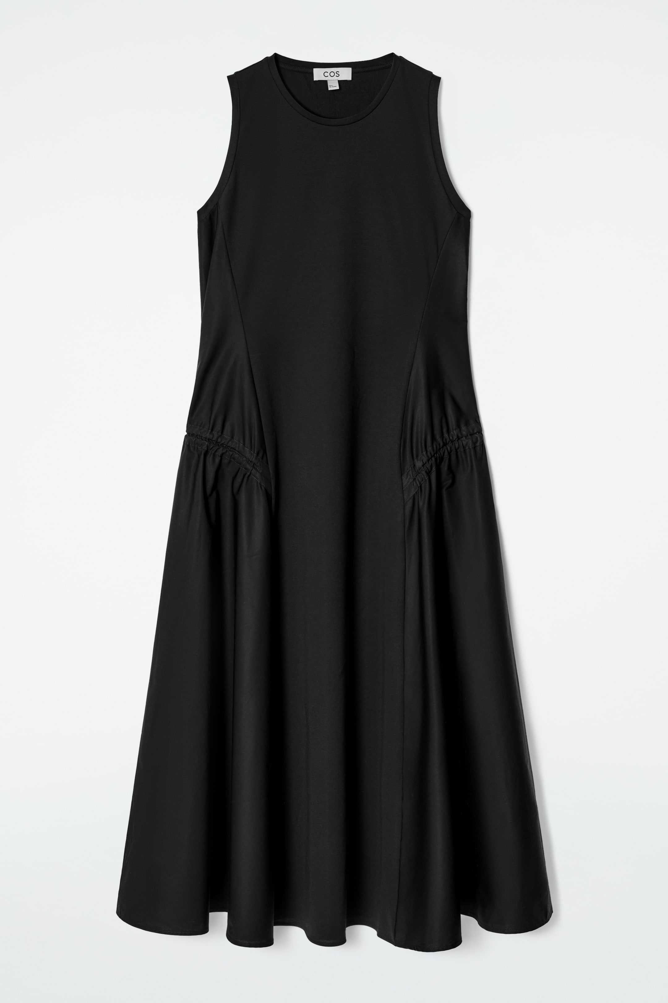 Ver imagen más grande: VESTIDO MIDI CON PANELES FRUNCIDOS - NEGRO - MUJER | H&M ES 6