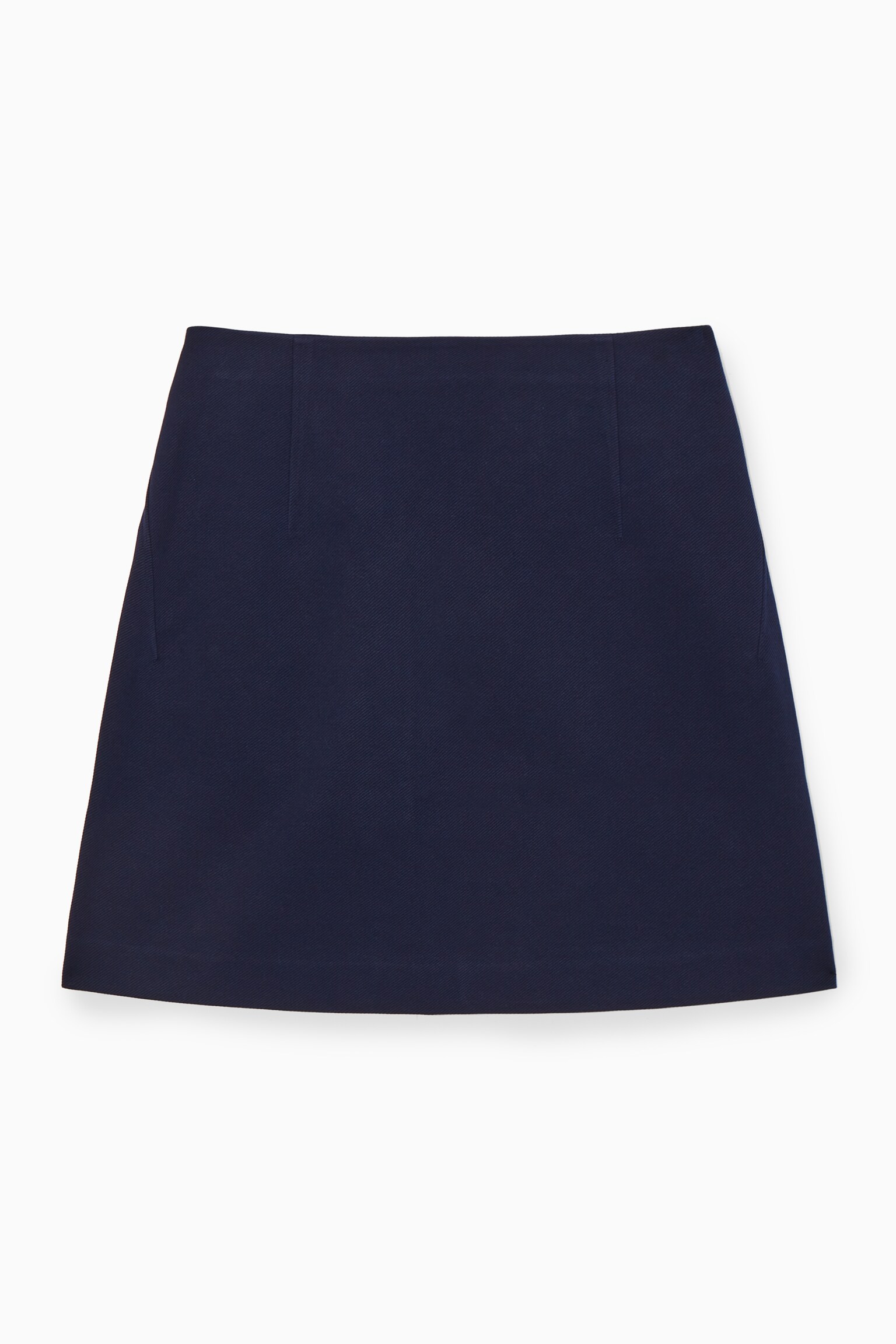 TWILL MINI SKIRT - NAVY