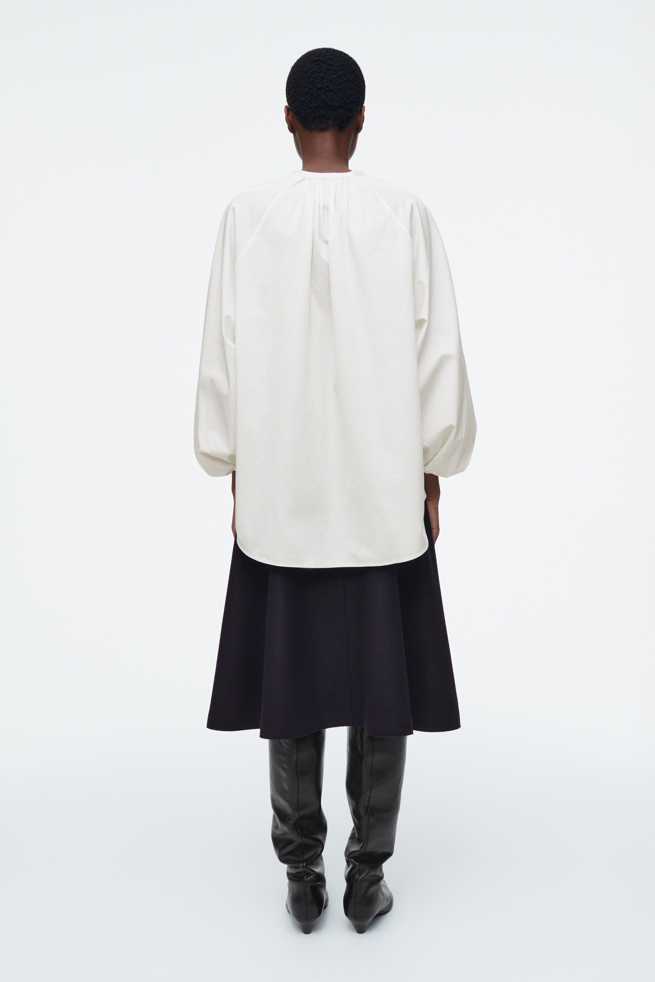 Agrandir l'image: BLOUSE MANCHES BALLON - BLANC - FEMME | H&M FR 4