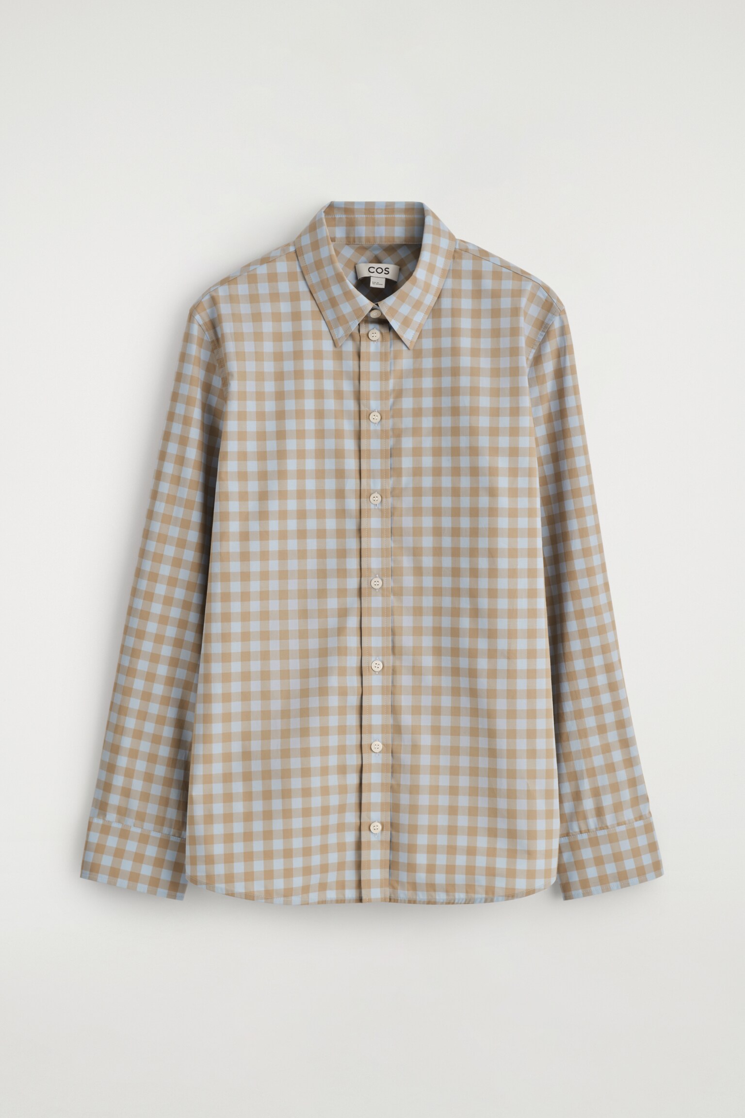 KARIERTES HEMD AUS BAUMWOLLE - BLAU/BEIGE/KAROS/WEISS/BLAU/KARIERT - 2