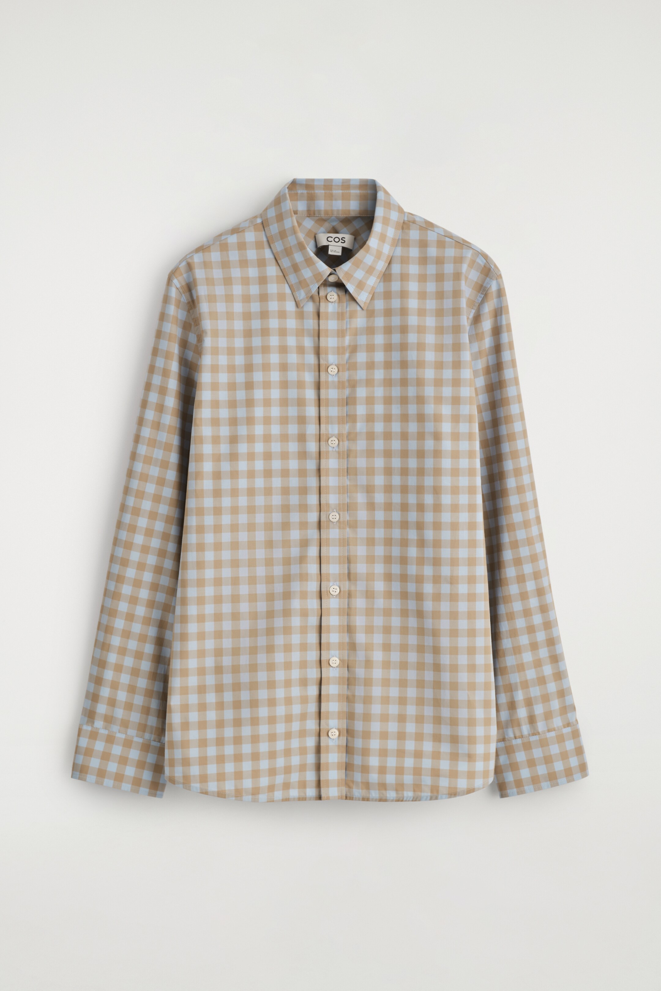 Agrandir l'image: CHEMISE EN COTON VICHY - BLEU / BEIGE / VICHY - FEMME | H&M BE 6
