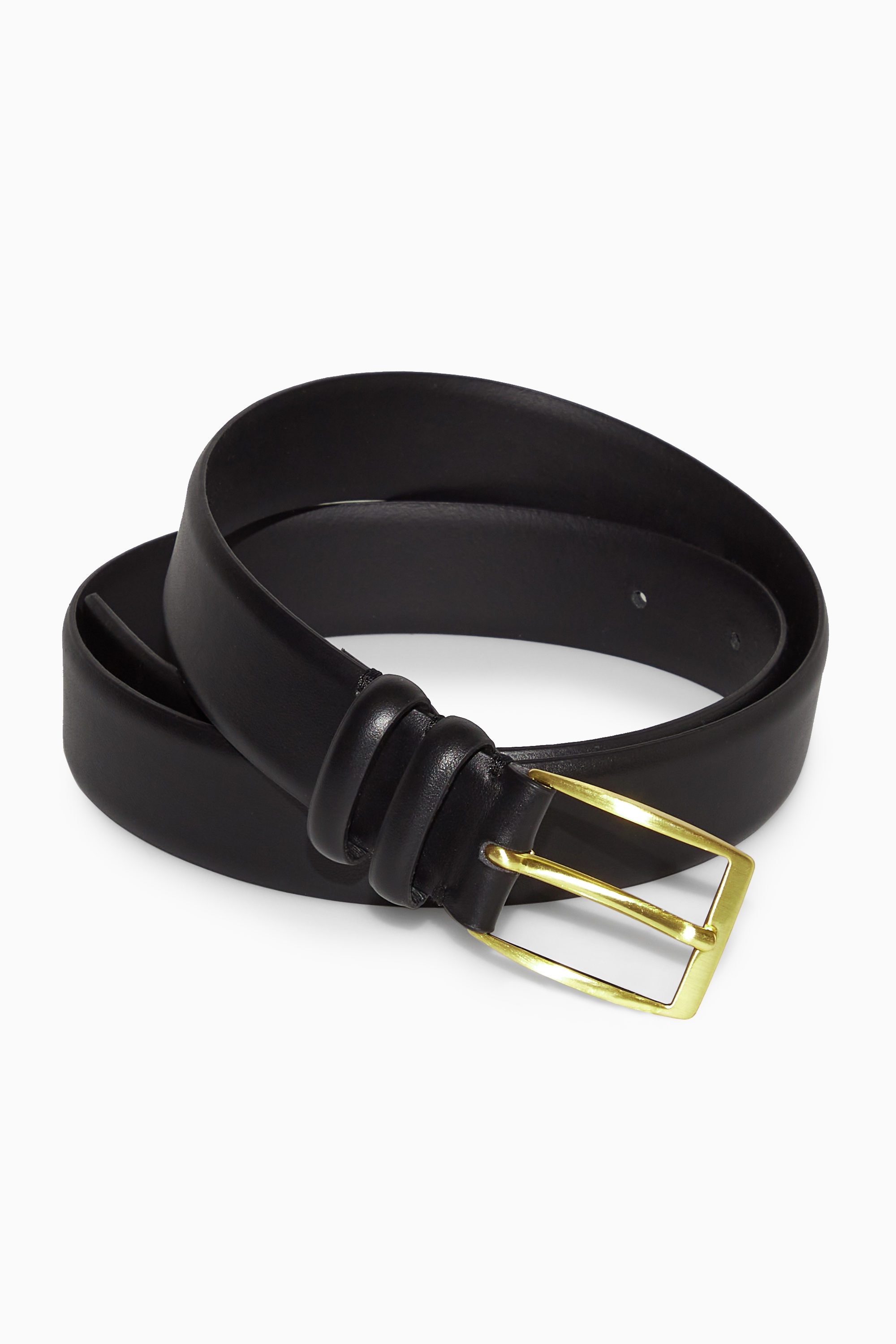 [LOW CLASSIC] /☆ 25SS LEATHER BELT / BLACK CLASSIC LEATHER BELT - BLACK | COS