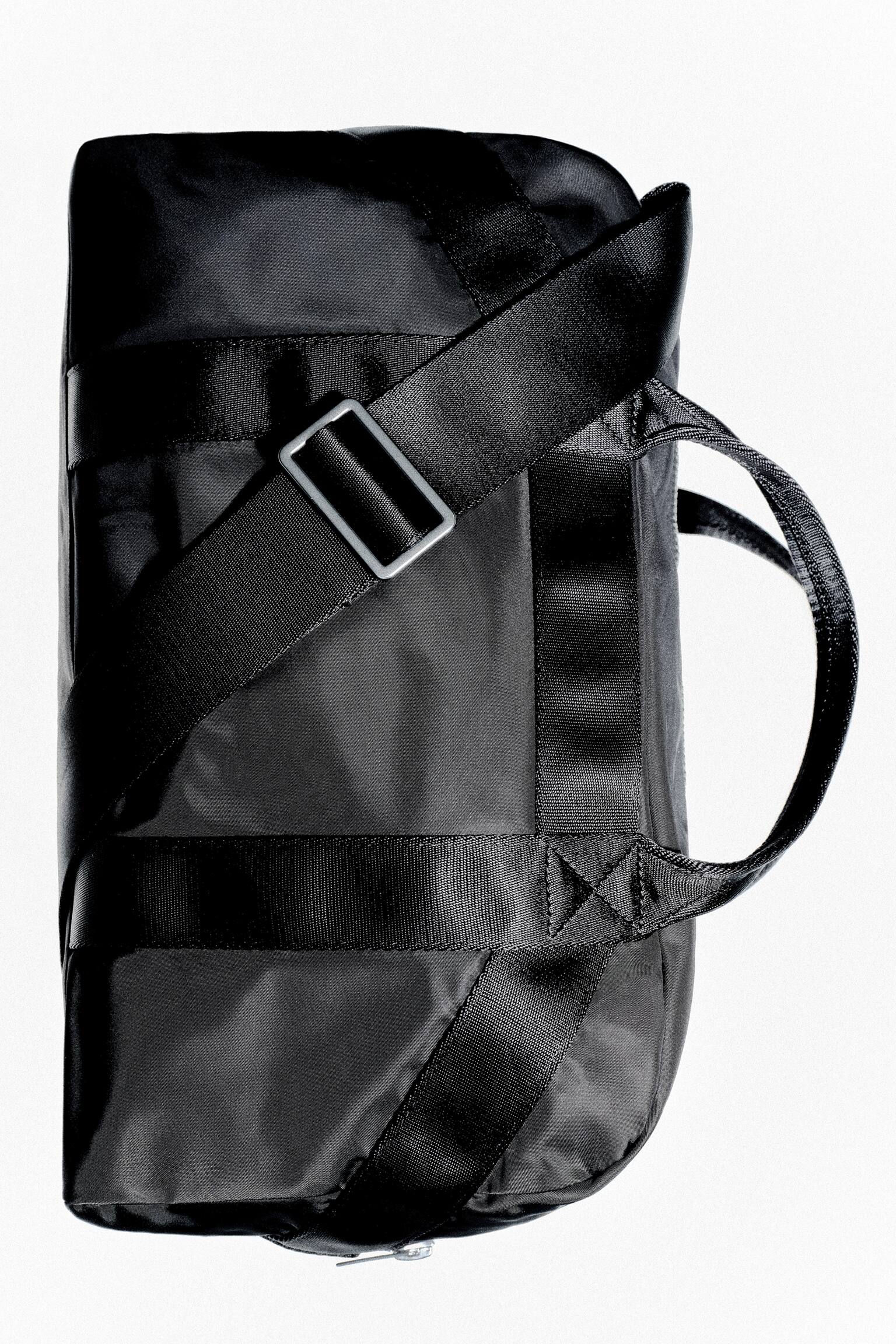 SAC DE SPORT - NYLON - NOIR/GRIS - 3