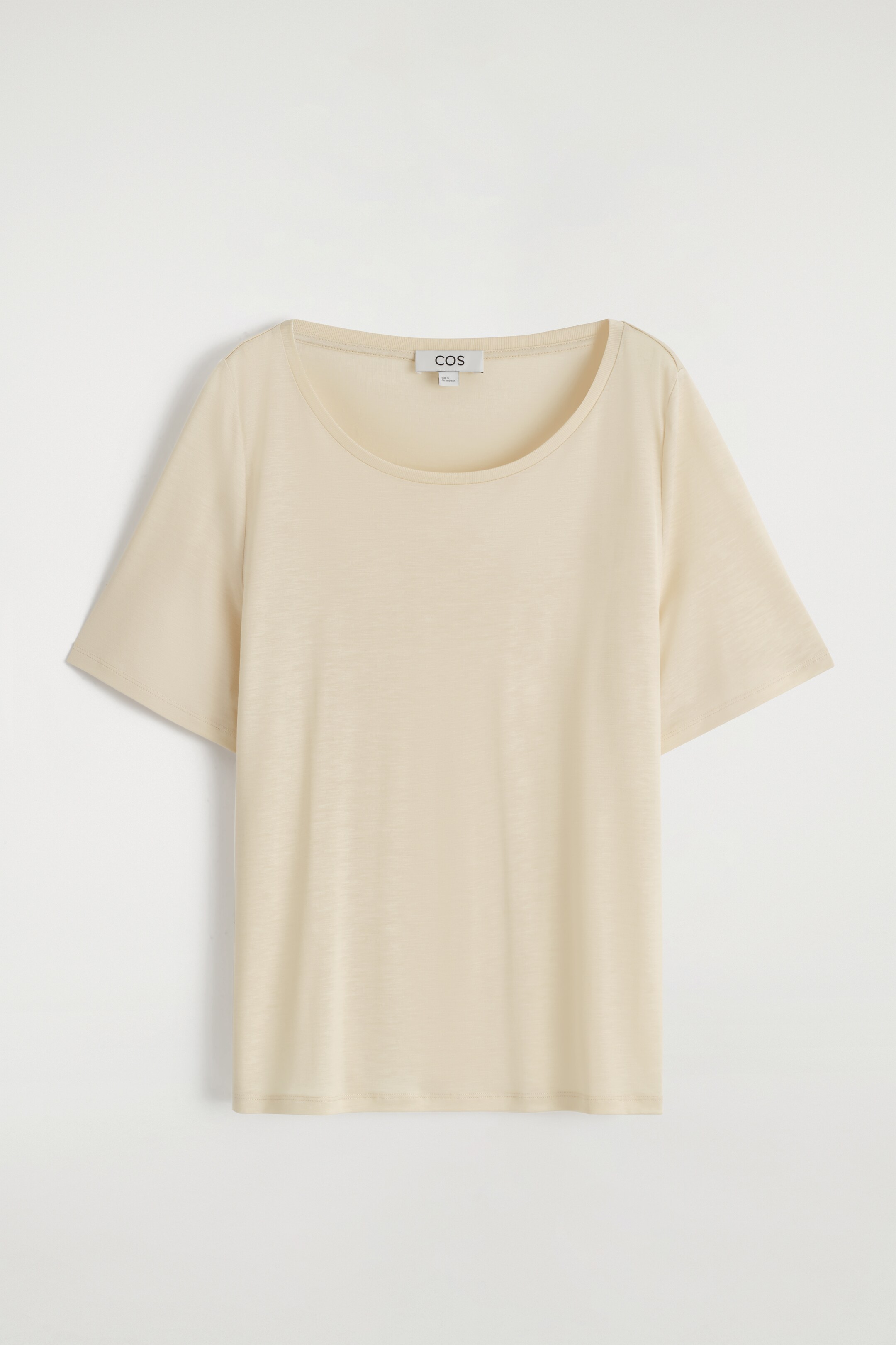 Agrandir l'image: T-SHIRT DÉCONTRACTÉ À ENCOLURE DÉGAGÉE - BEIGE CLAIR - FEMME | H&M FR 5
