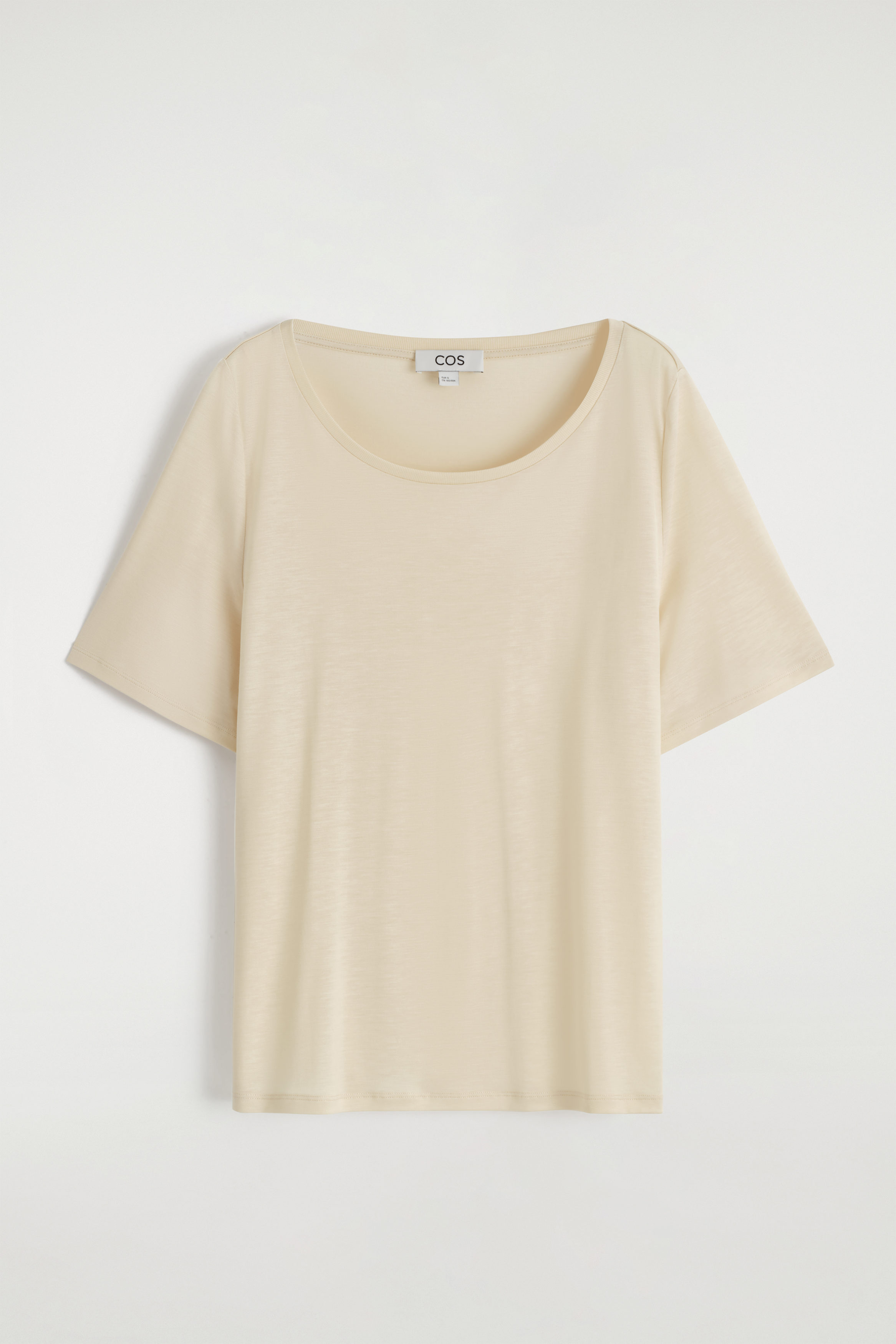 OVERSIZED COTTON T-SHIRT - LIGHT GREEN | COS