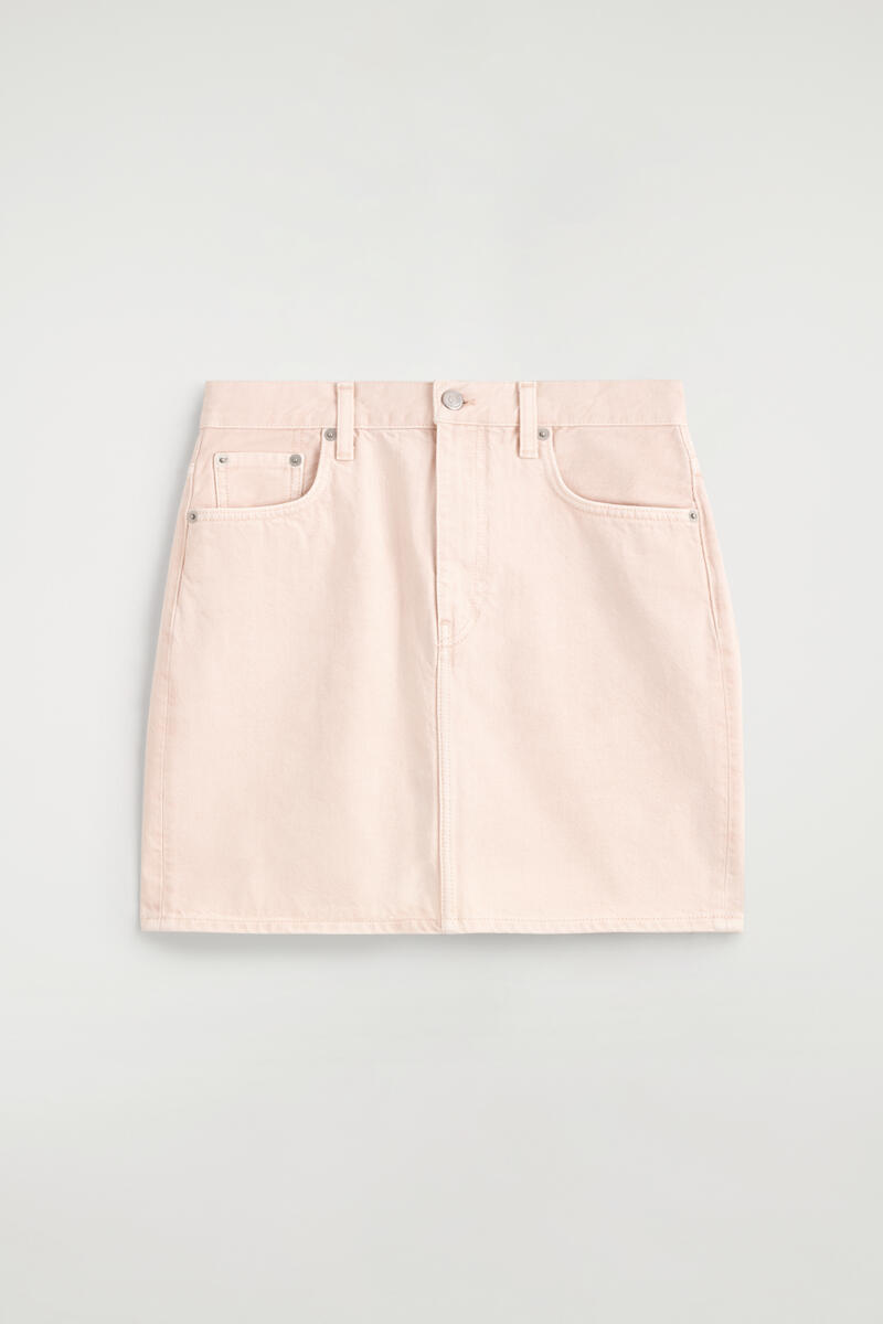 COS Denim Mini Skirt Pink Women's Size 44