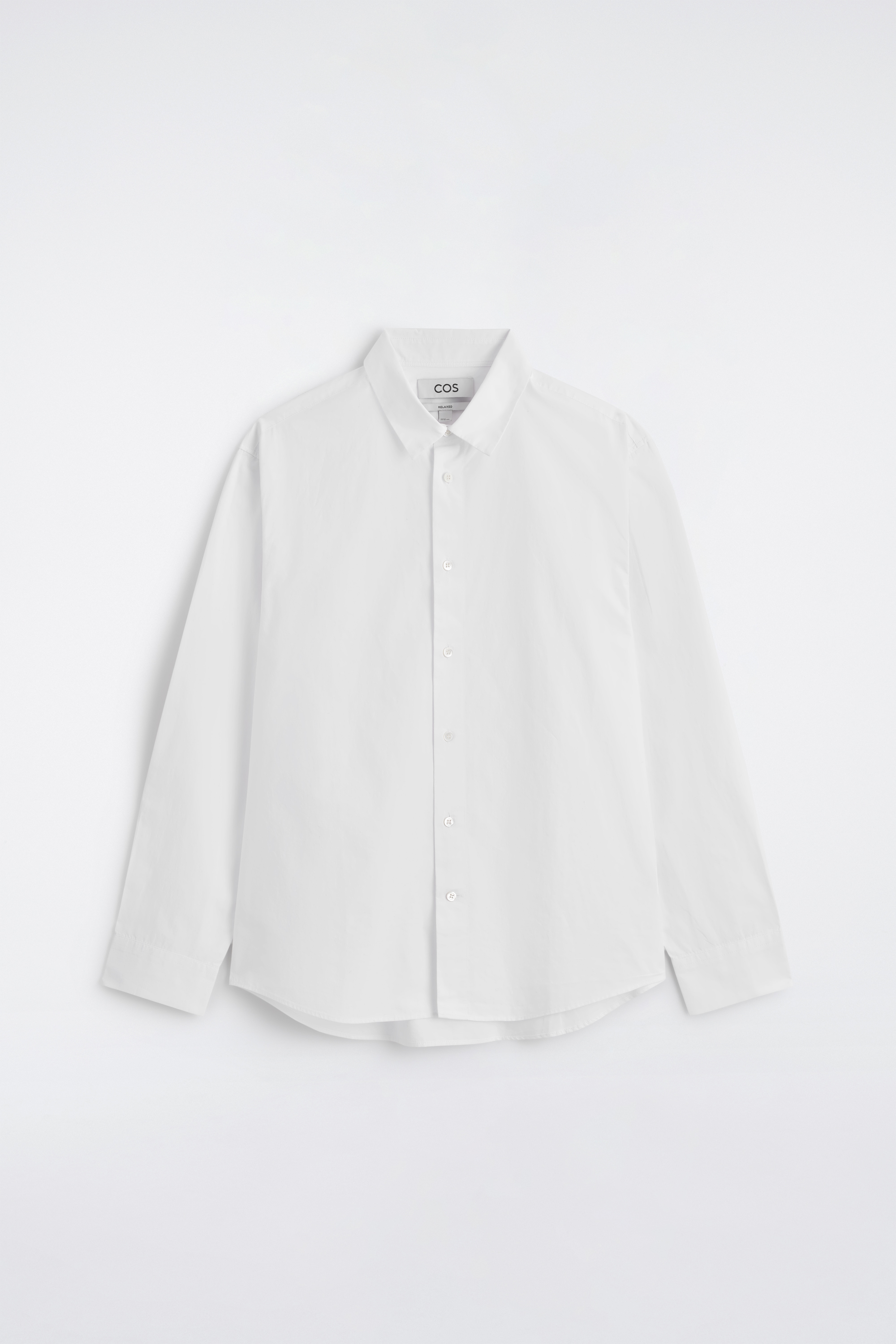 CAMICIA RILASSATA IN POPELINE DI COTONE PIMA - BIANCO/AZZURRO/BIANCO/BLU/KAKI/BLU