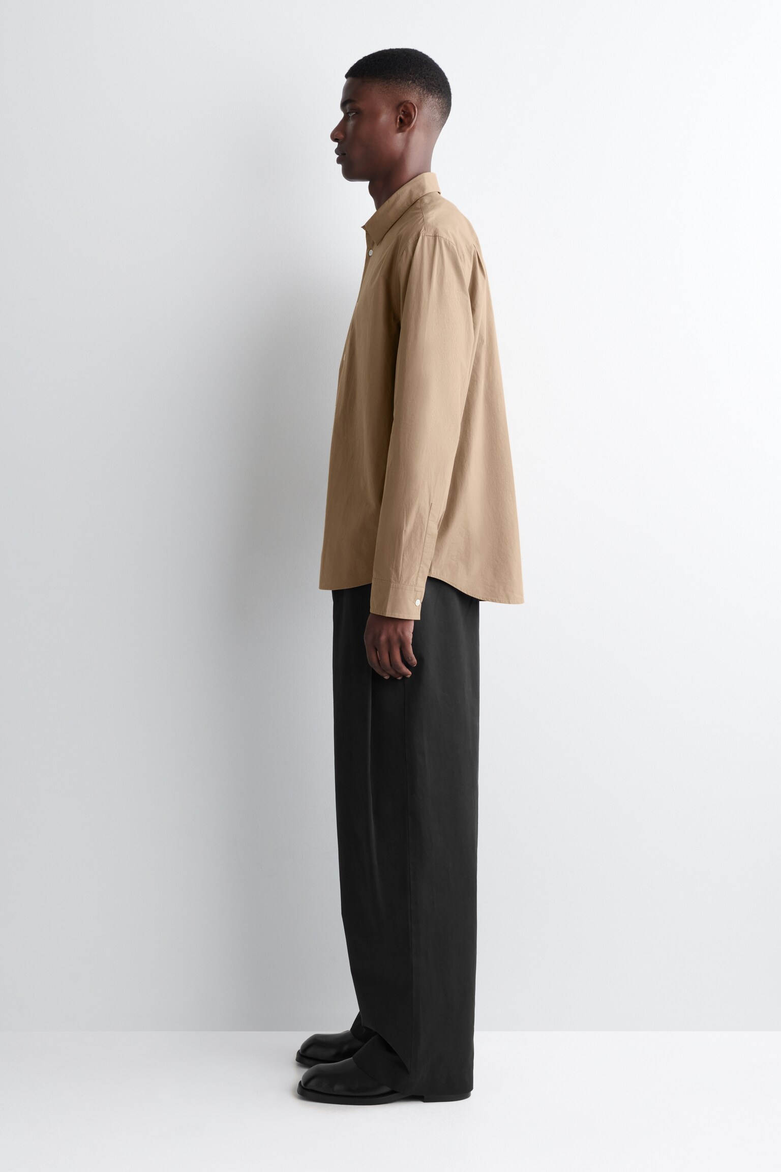 CAMASĂ LEJERĂ DIN BUMBAC PIMA-POPLIN - bej/ALBASTRU DESCHIS/ALB/ALBASTRU - 3