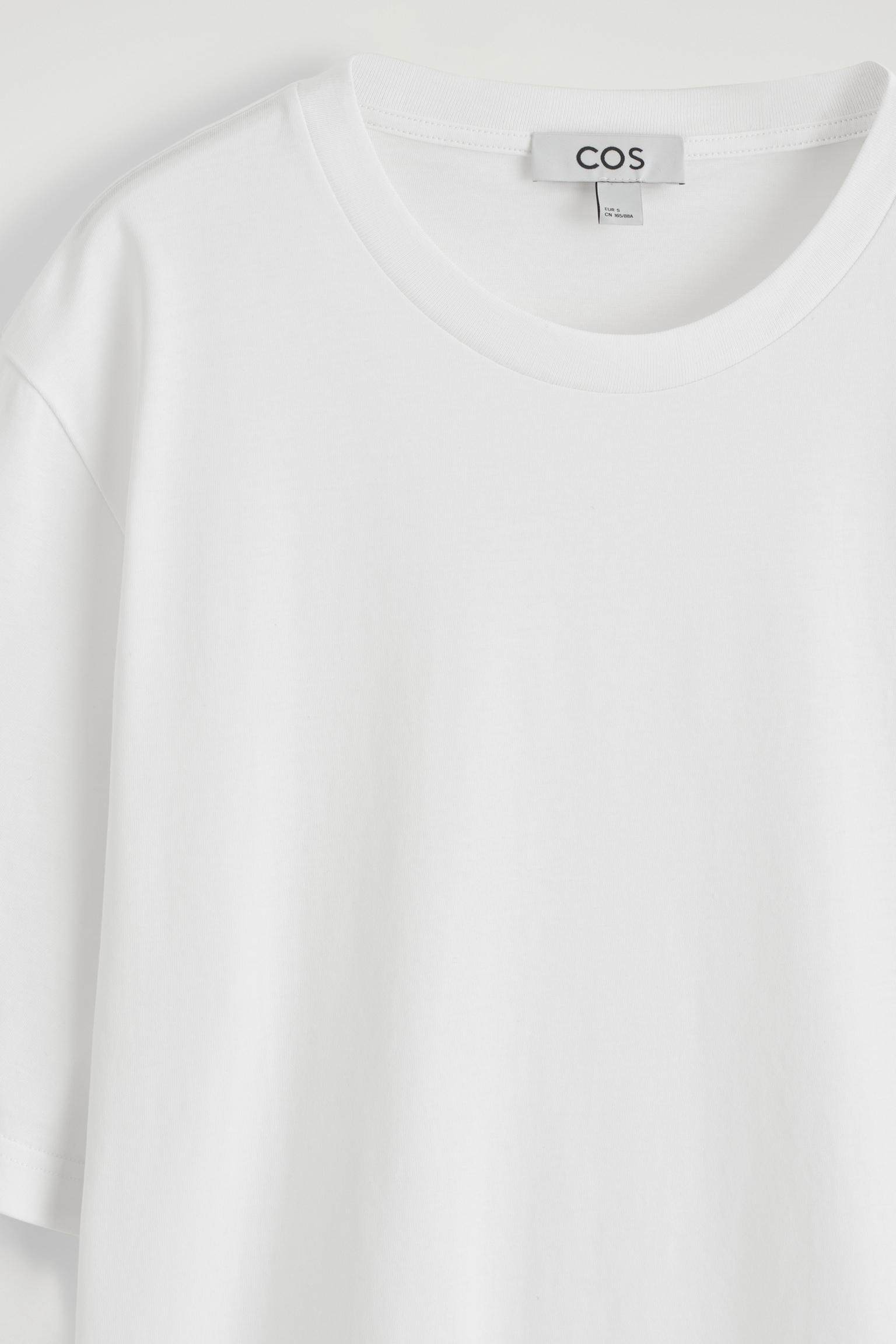 RELAXED COTTON T-SHIRT - WHITE/BUTTER YELLOW/NAVY/GREY MÉLANGE - 5