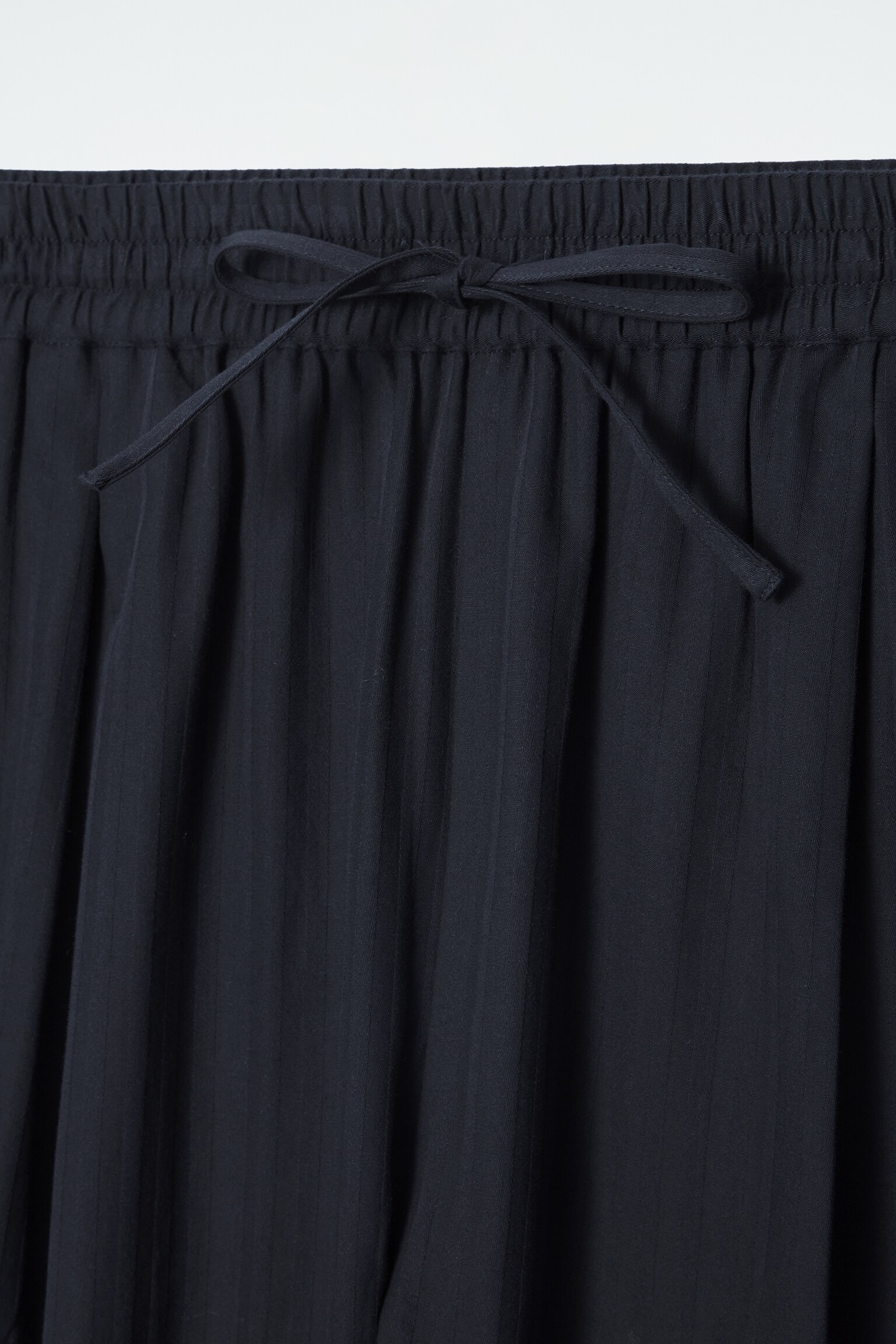 GESTREIFTE PYJAMAHOSE AUS BAUMWOLLE - NAVYBLAU/GESTREIFT - 2