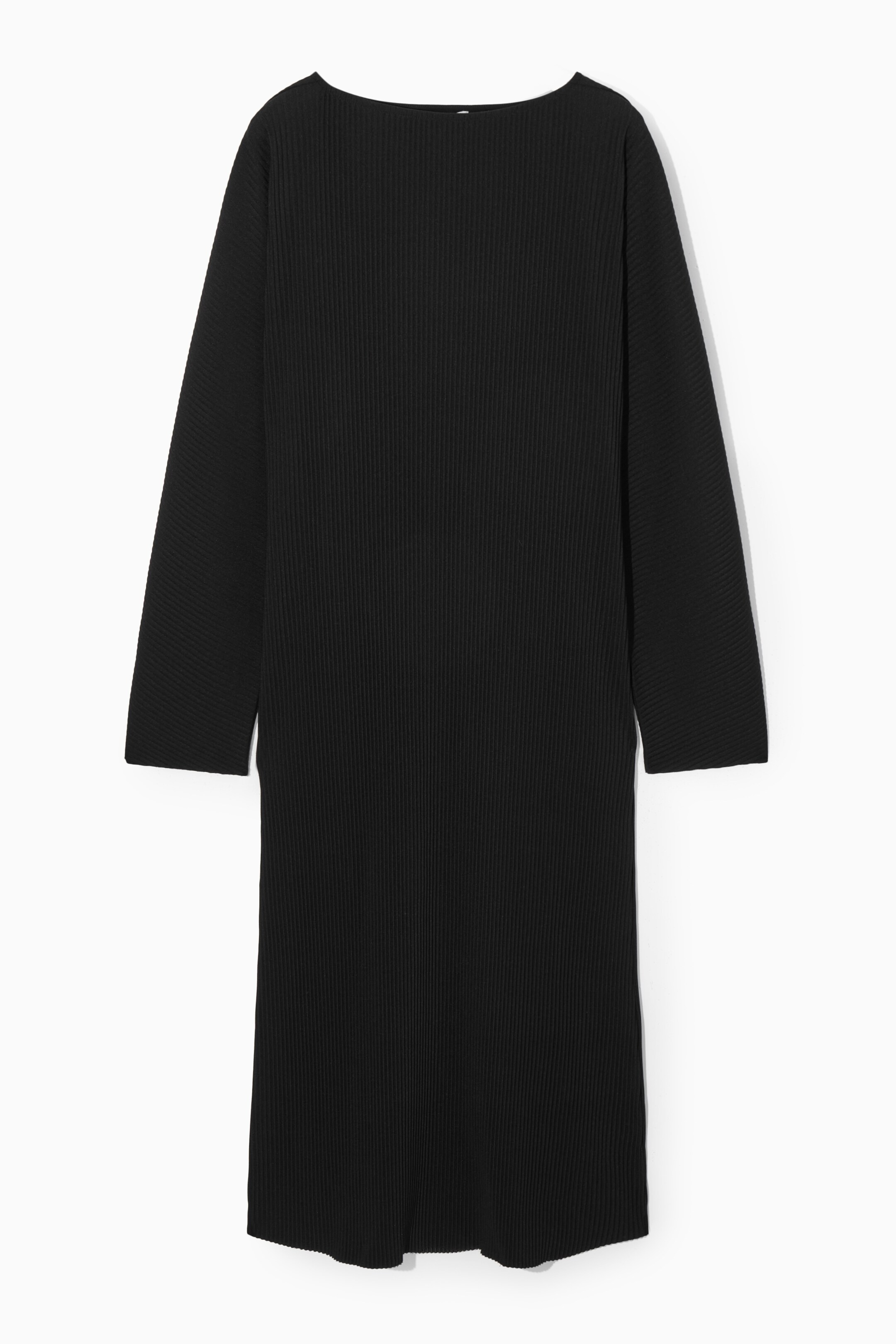 Grösseres Bild ansehen: PLISSIERTES MIDIKLEID - SCHWARZ - DAMEN | H&M CH 1