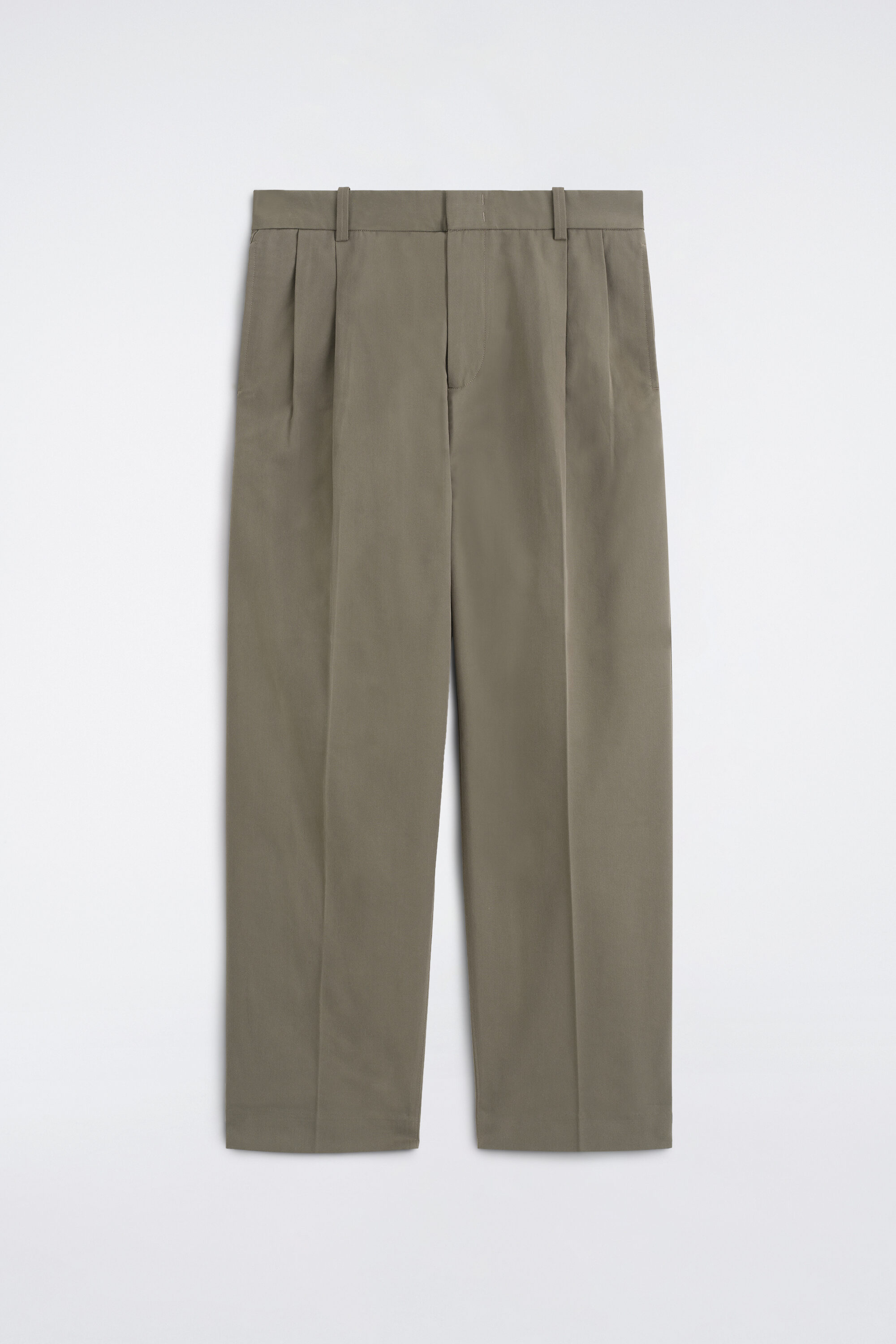 PLEATED RELAXED-FIT TAPERED PANTS - thumbnail 6