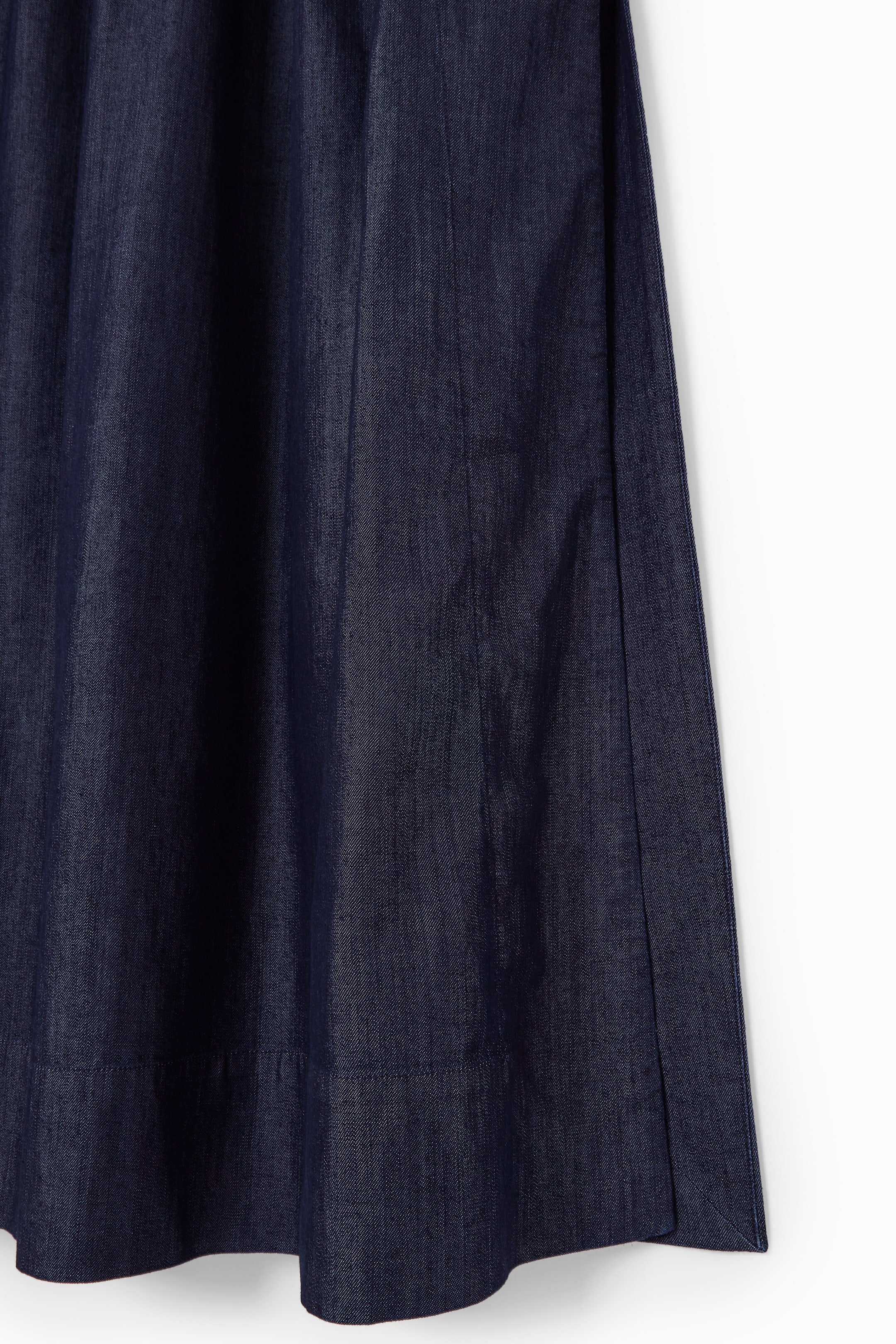 Ingrandisci l'immagine: GATHERED DENIM MAXI SKIRT - DARK BLUE - DONNA | H&M CH 2