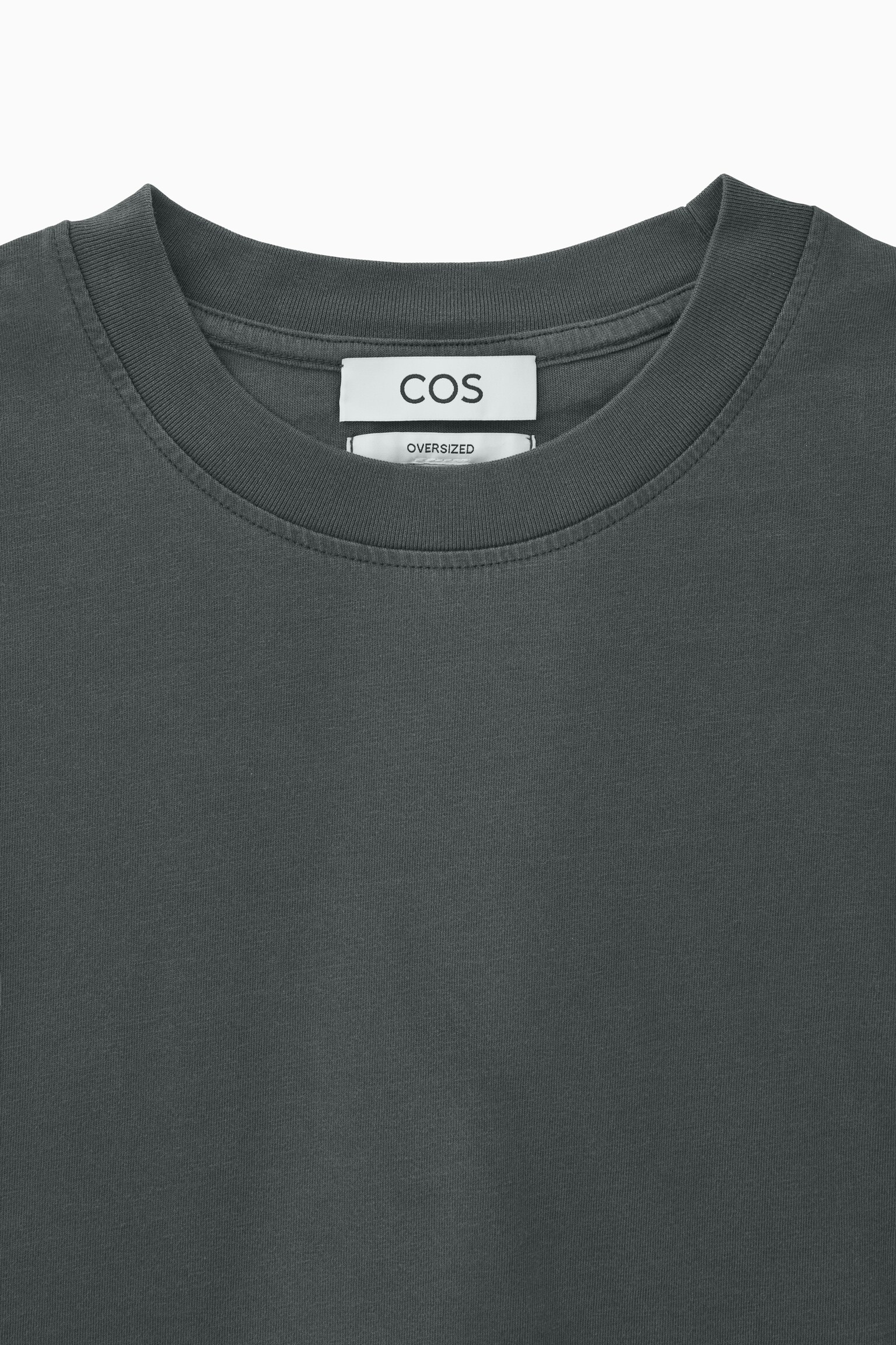 OVERSIZED-T-SHIRT AUS BAUMWOLLE - SCHWARZ/NAVYBLAU/SCHWARZ - 2