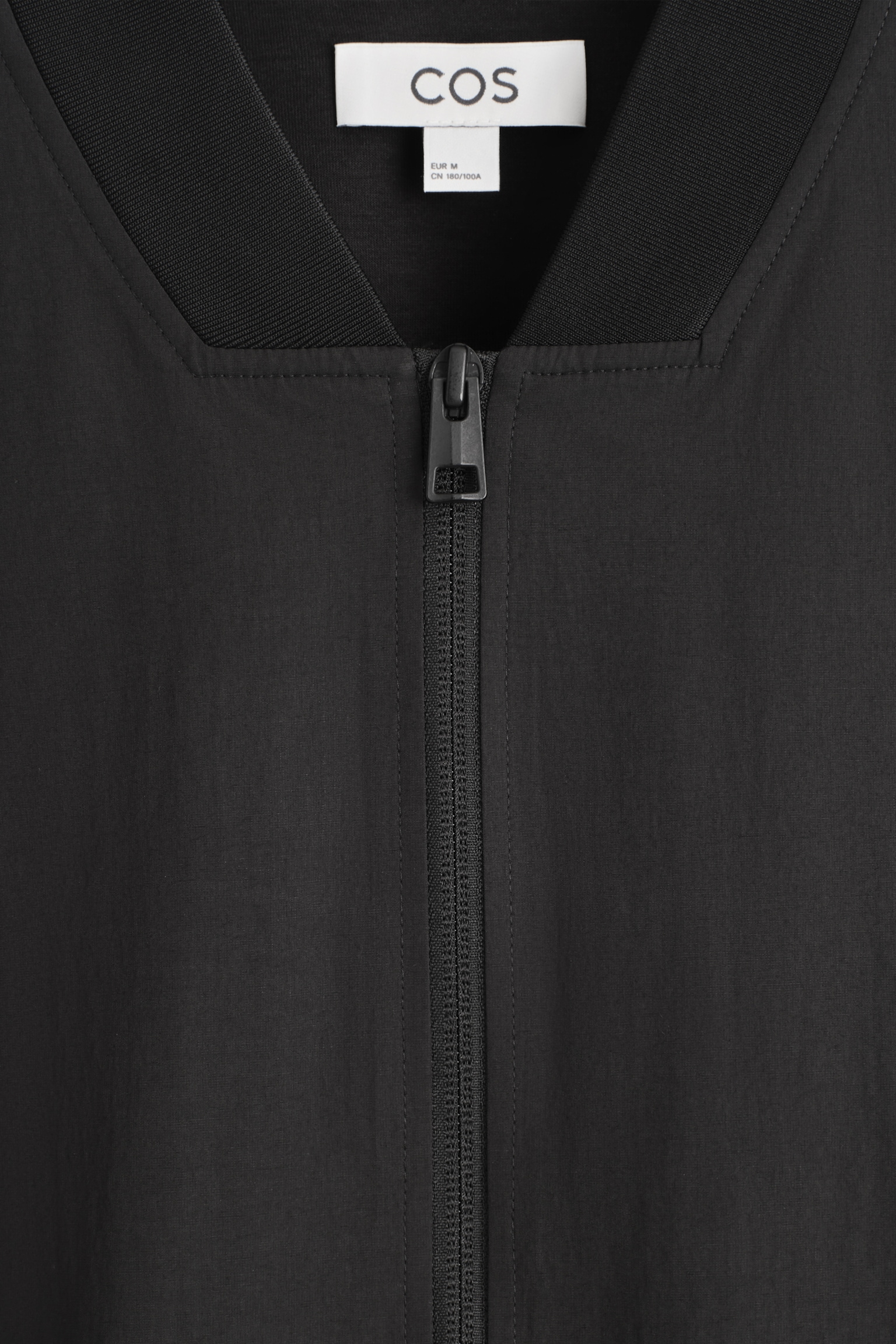 BOMBERJACKE MIT NYLONEINSÄTZEN - SCHWARZ - 5