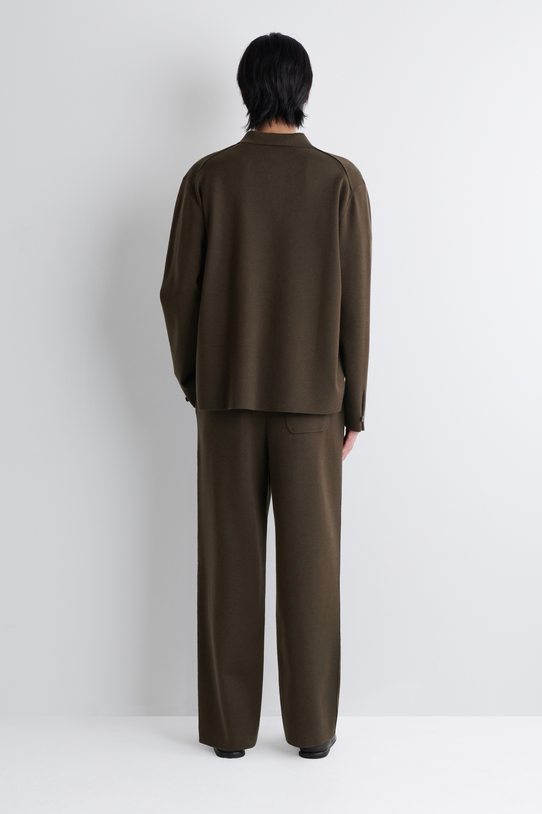 Grösseres Bild ansehen: POLOPULLOVER AUS WOLLE - DUNKELBRAUN - HERREN | H&M CH 4