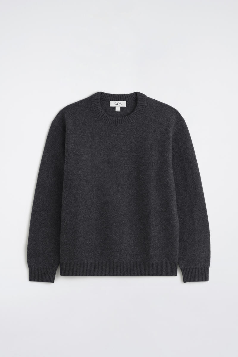 Boiled Merino Wool Crew-Neck Sweater