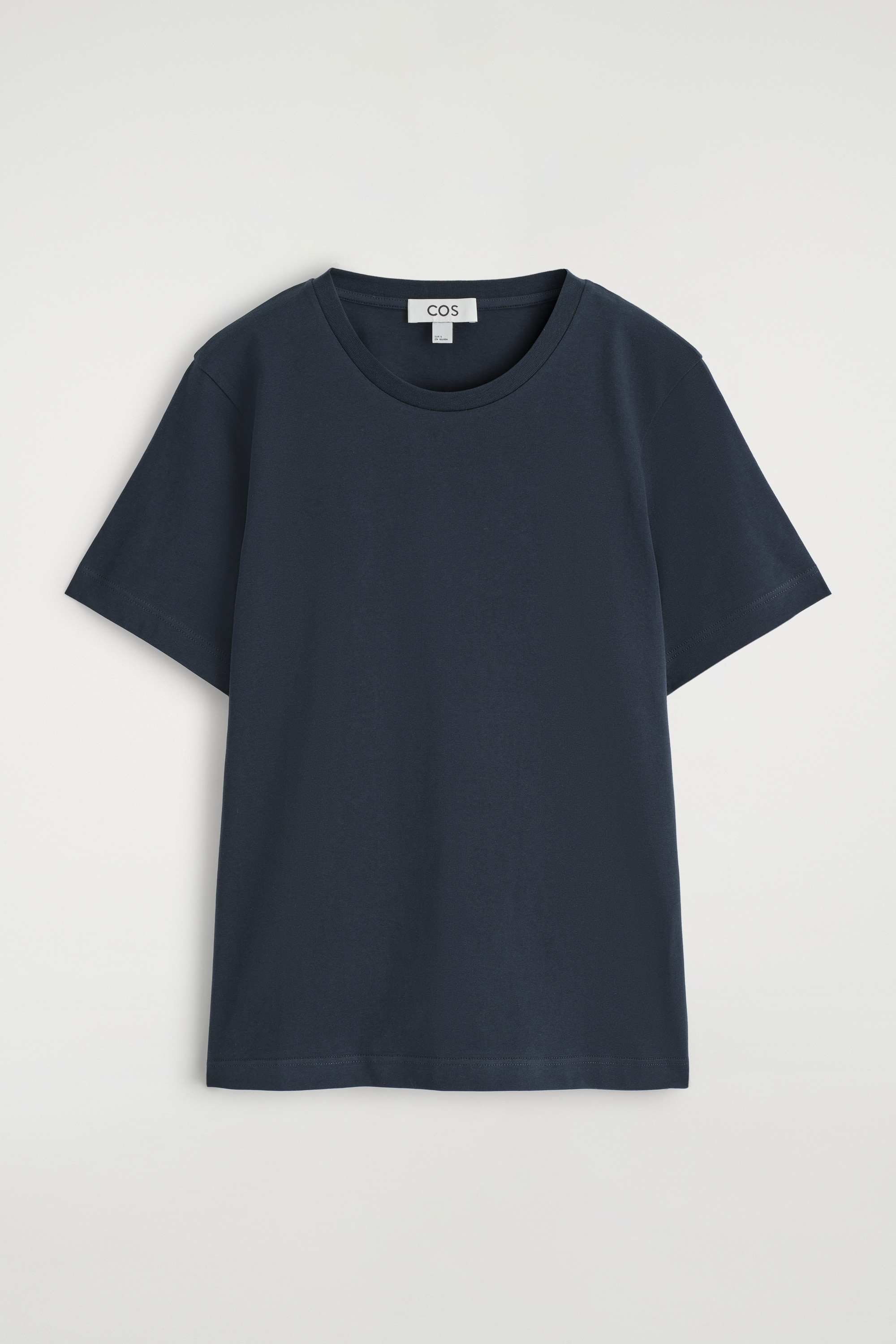 CREW-NECK COTTON T-SHIRT - NAVY/LIGHT BLUE/LIGHT YELLOW/LIGHT-GREY MÉLANGE/WHITE / STRIPED/BLACK/DARK KHAKI/GREY MÉLANGE/WHITE